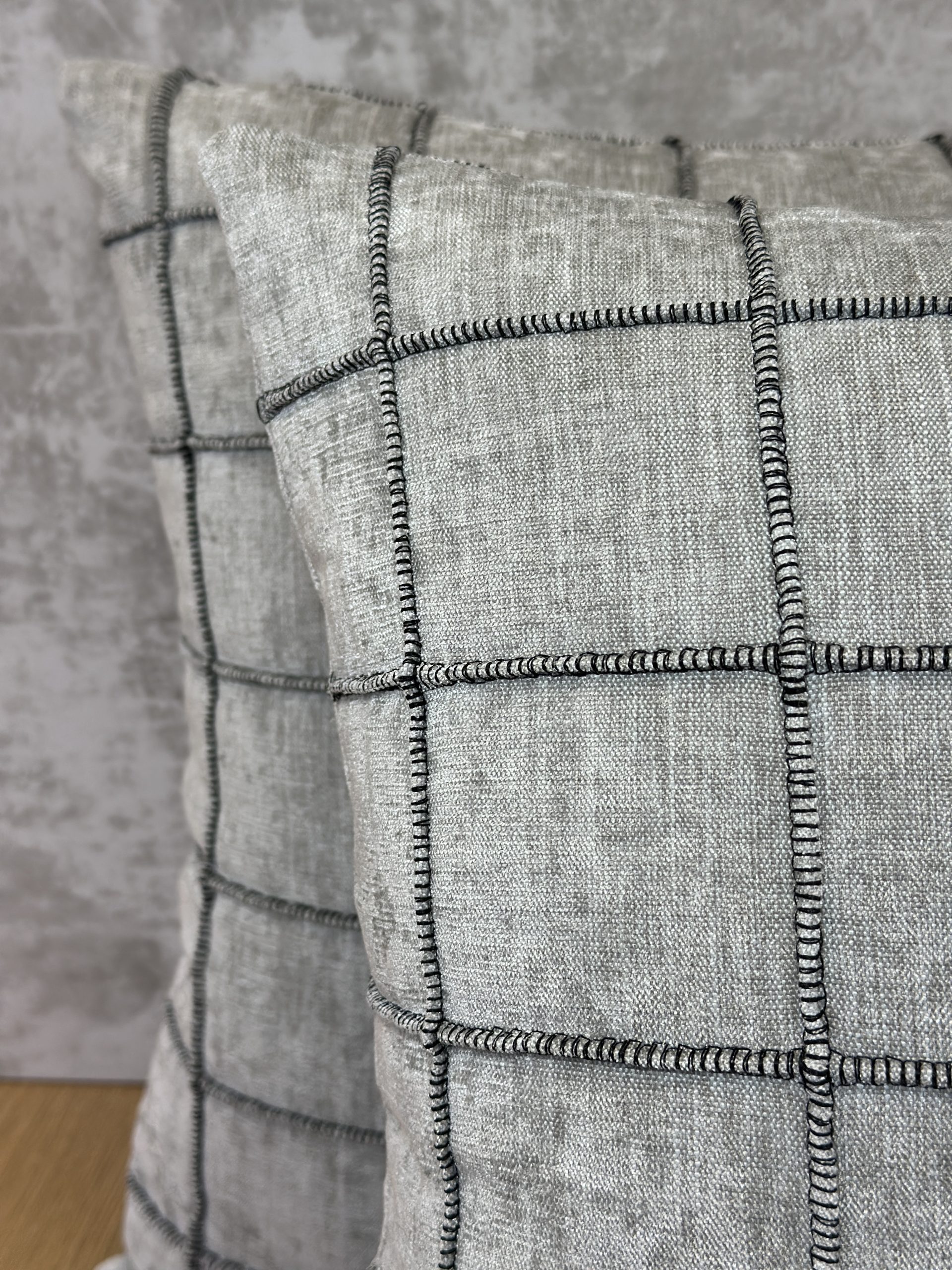 Remnant Grid Pillows