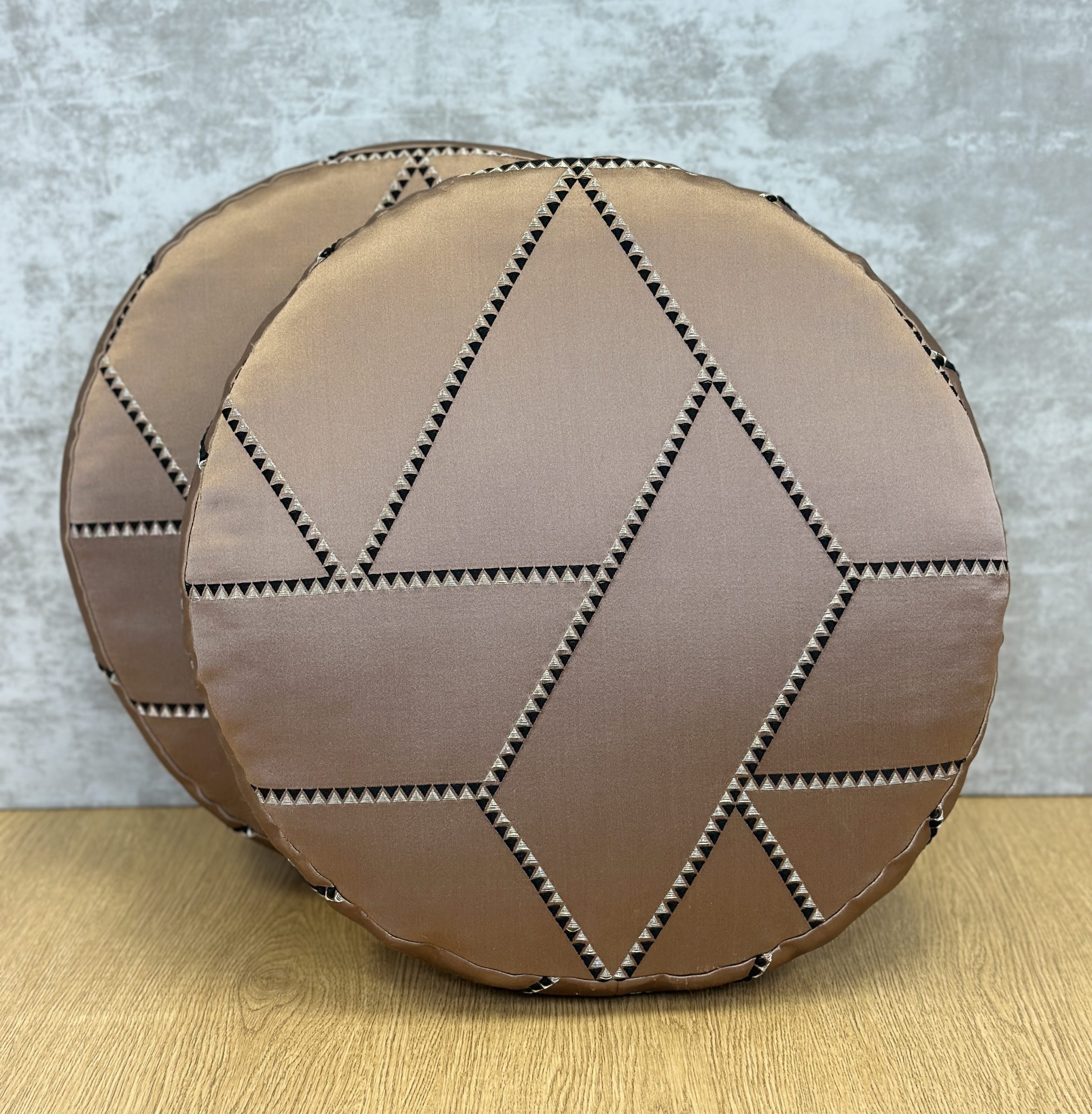 Dedar Geometric Satin Pillows