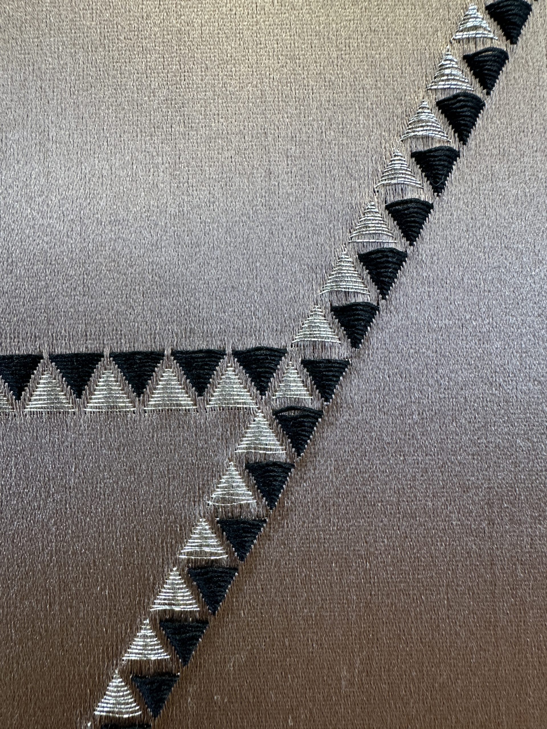 Dedar Geometric Satin Pillows