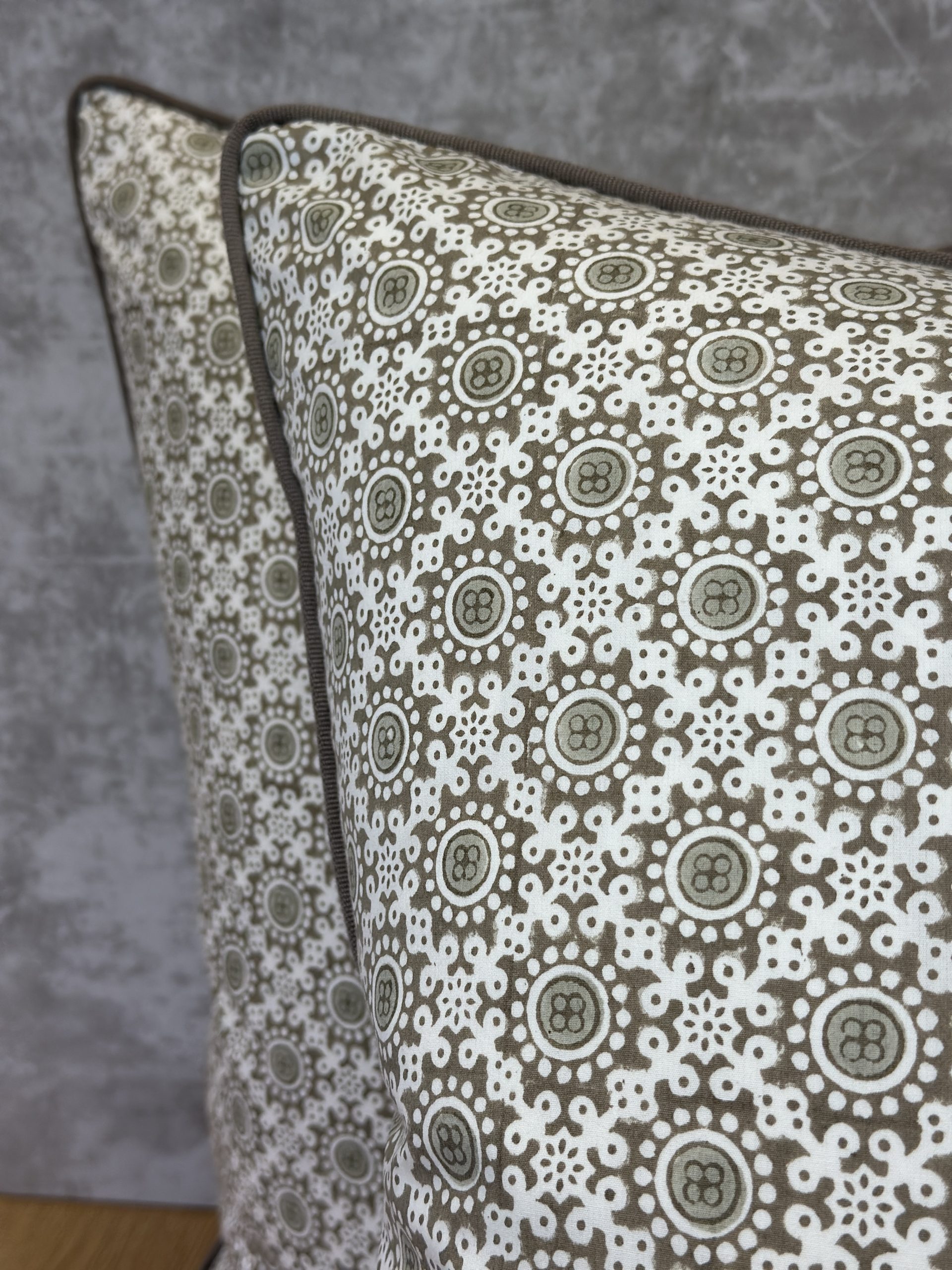 Muriel Brandoli Beige Pillows