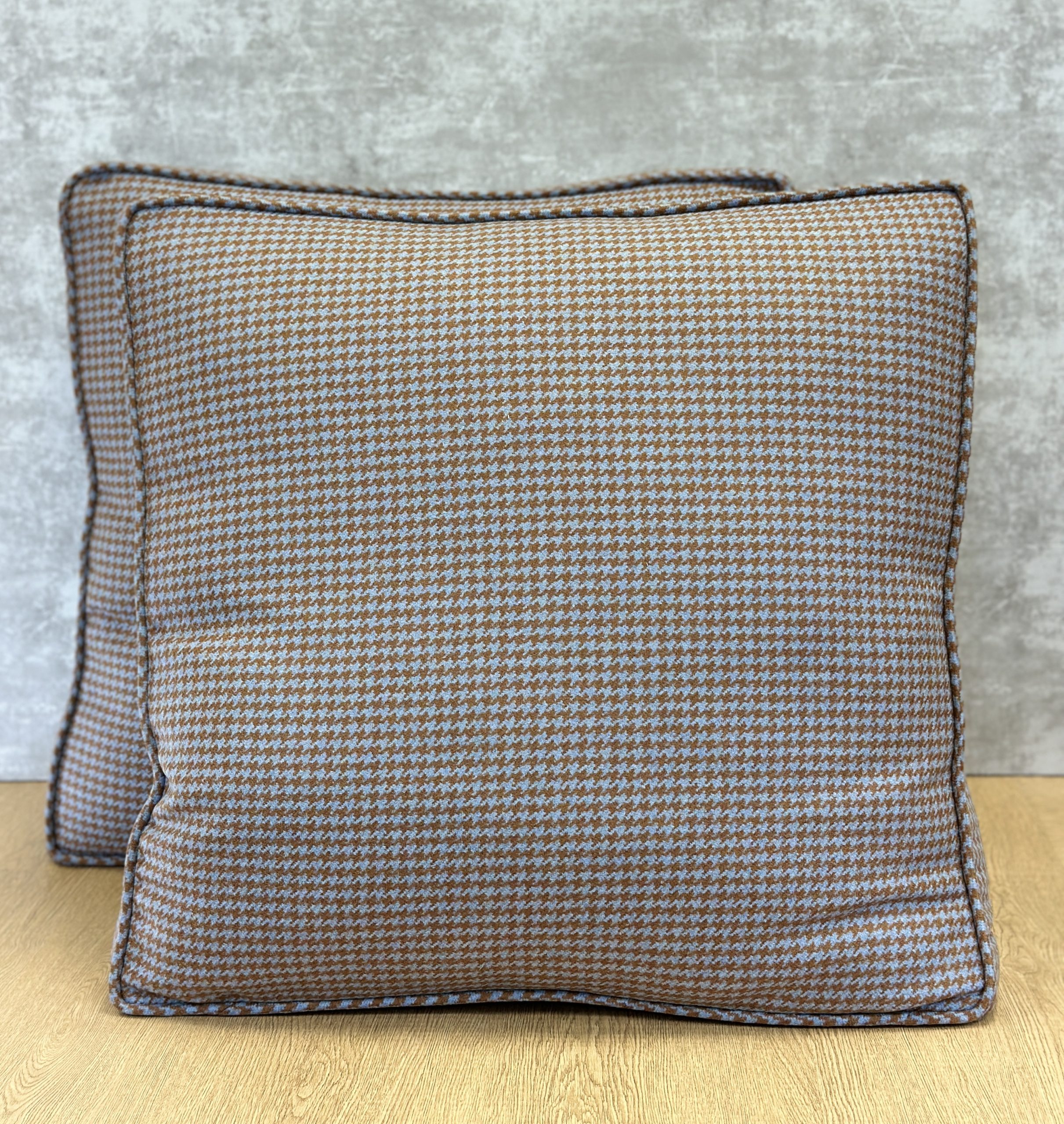 Holland & Sherry Westminster Houndstooth Pillows