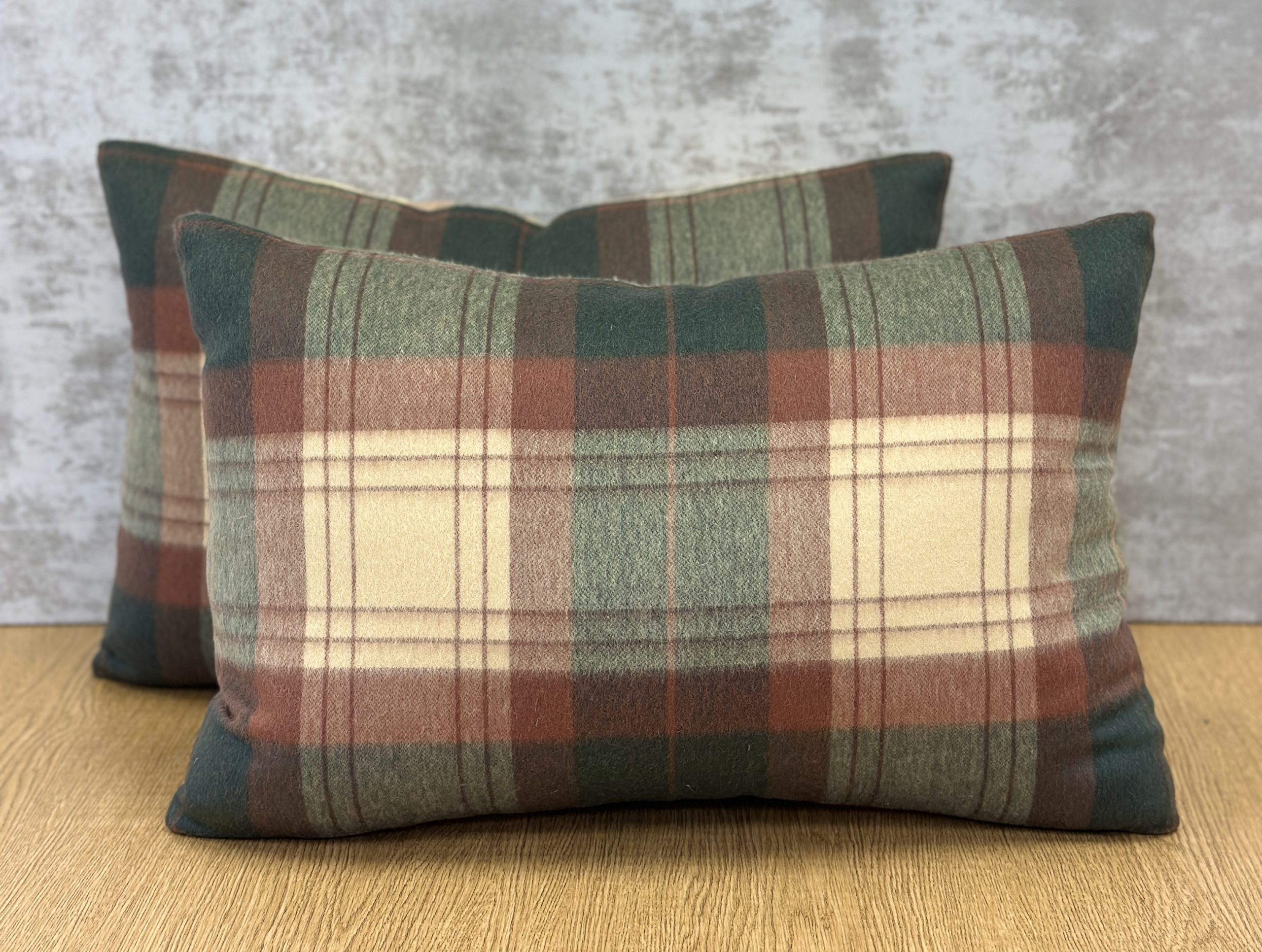 Sandra Jordan Prima Alpaca Plaid P1050 Pillows