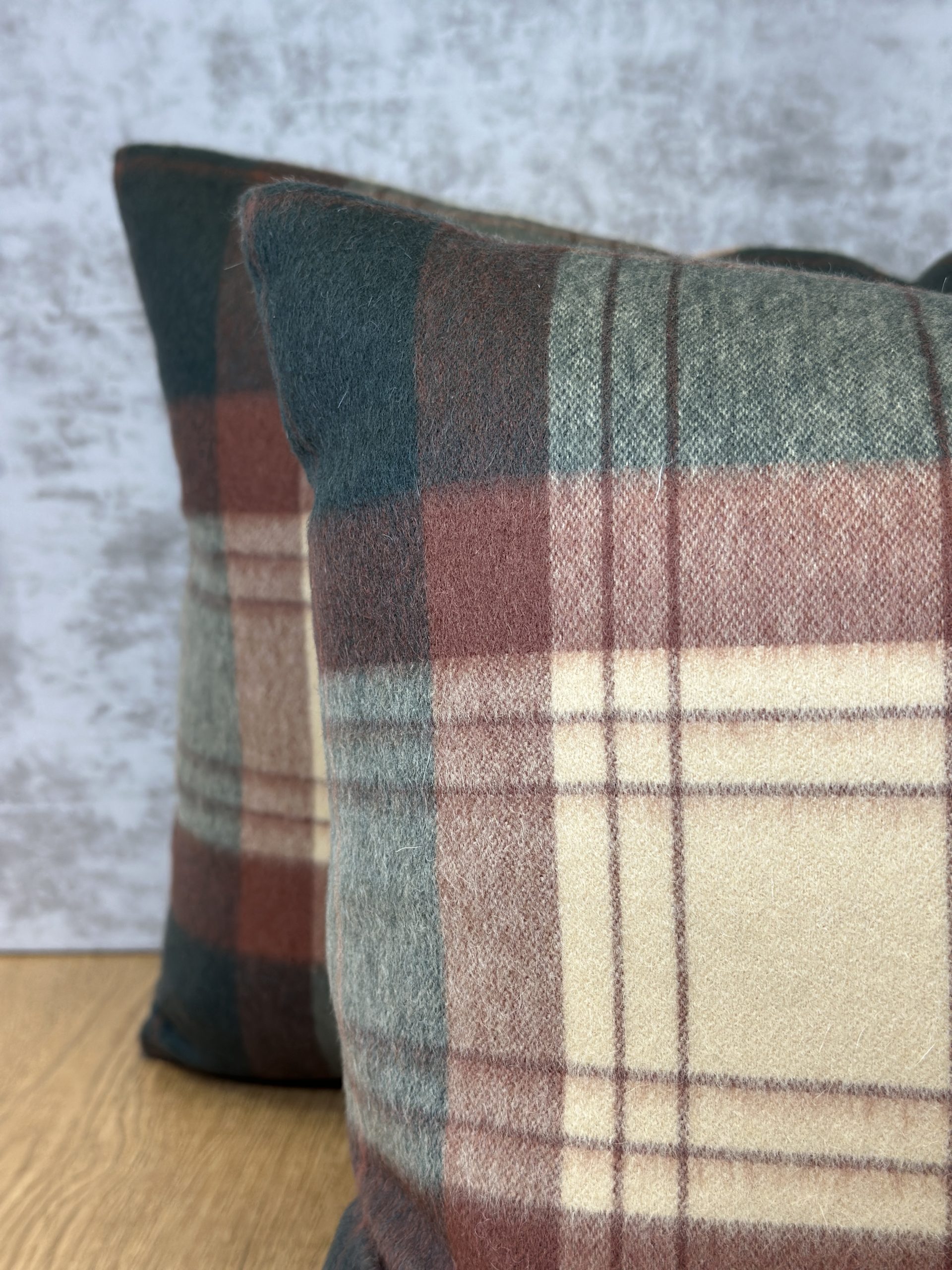 Sandra Jordan Prima Alpaca Plaid P1050 Pillows