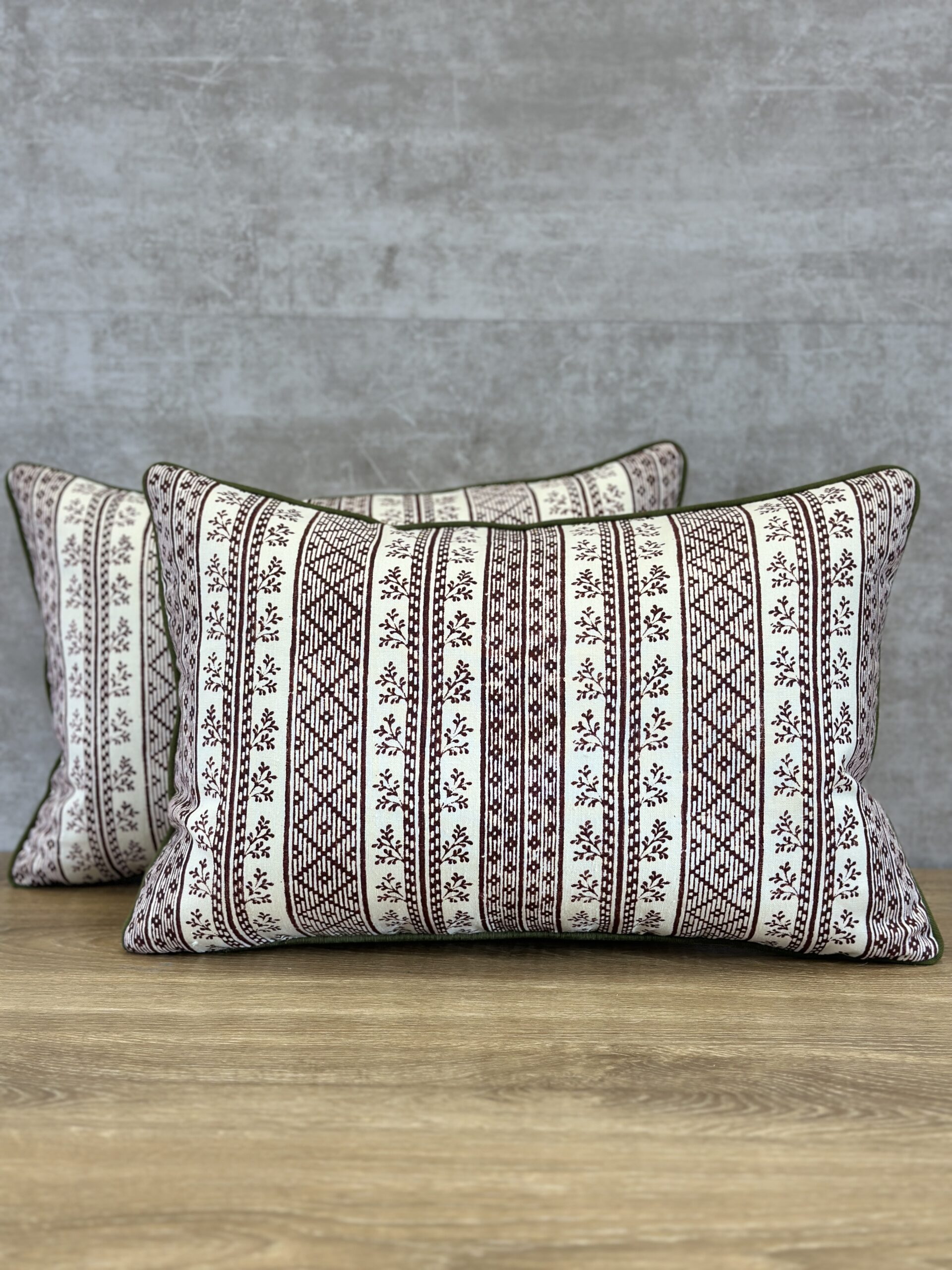 Jasper Fabrics Dutch Stripe Pillows