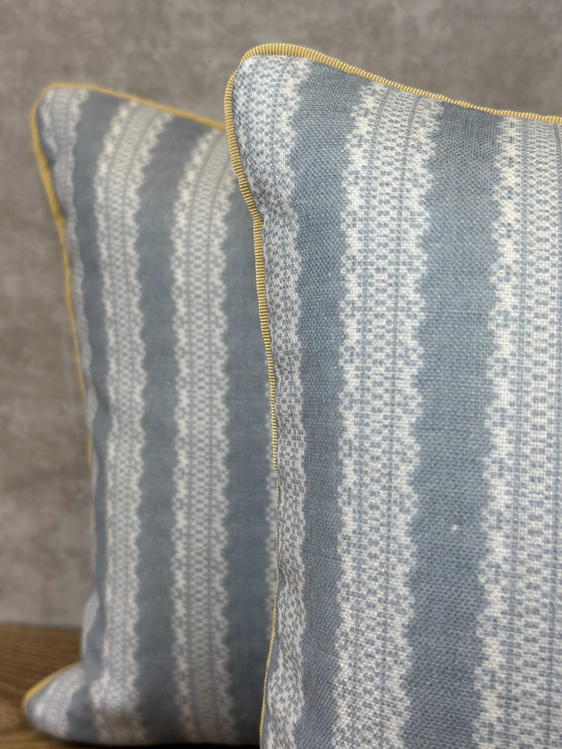 Inchyra Torchon Stripe Linen Pillows