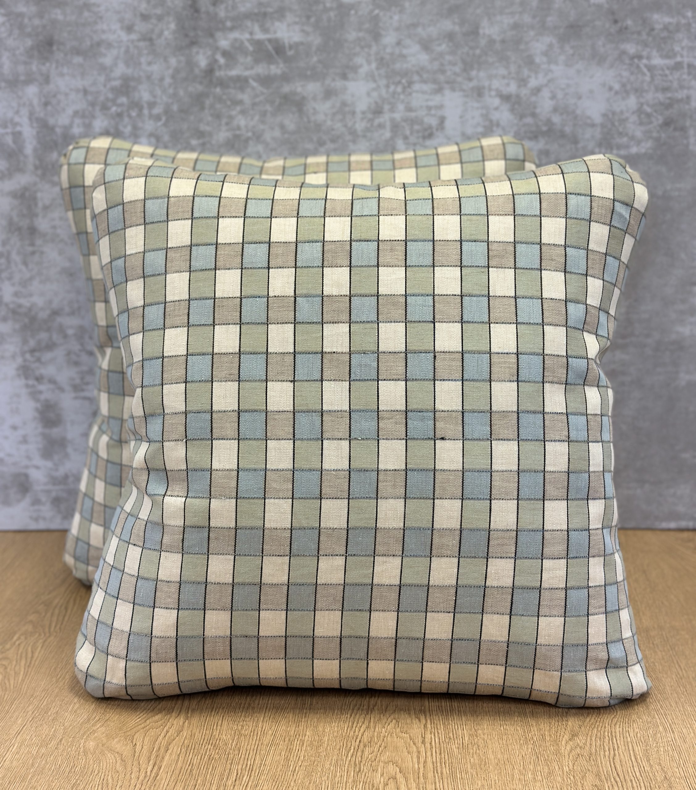Chelsea Textiles Alma Check Pillows