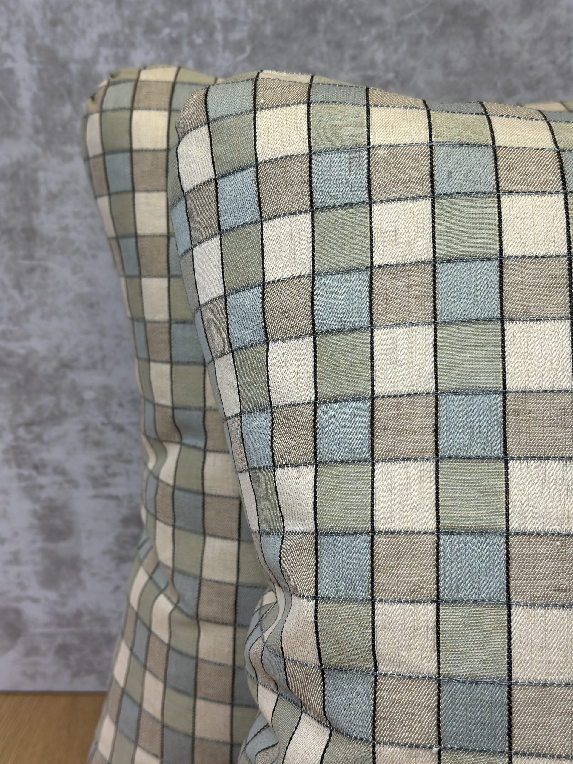 Chelsea Textiles Alma Check Pillows