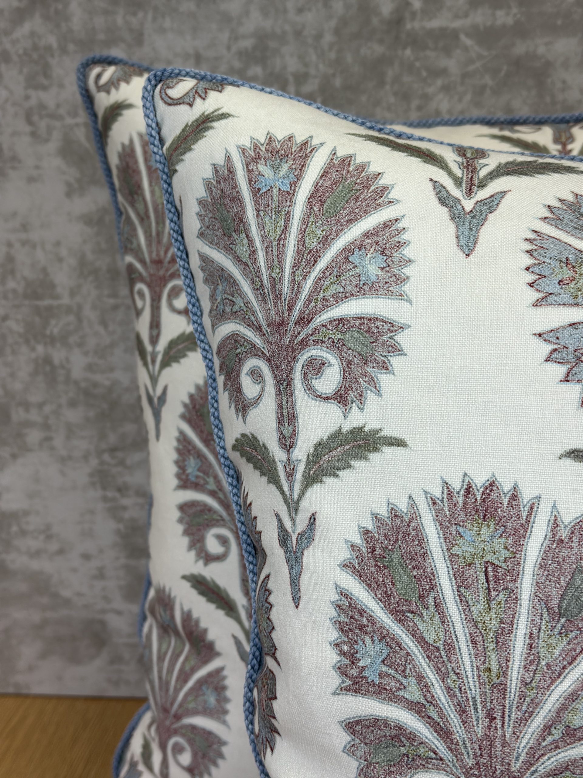 Schumacher Suzani Carnation Pillows