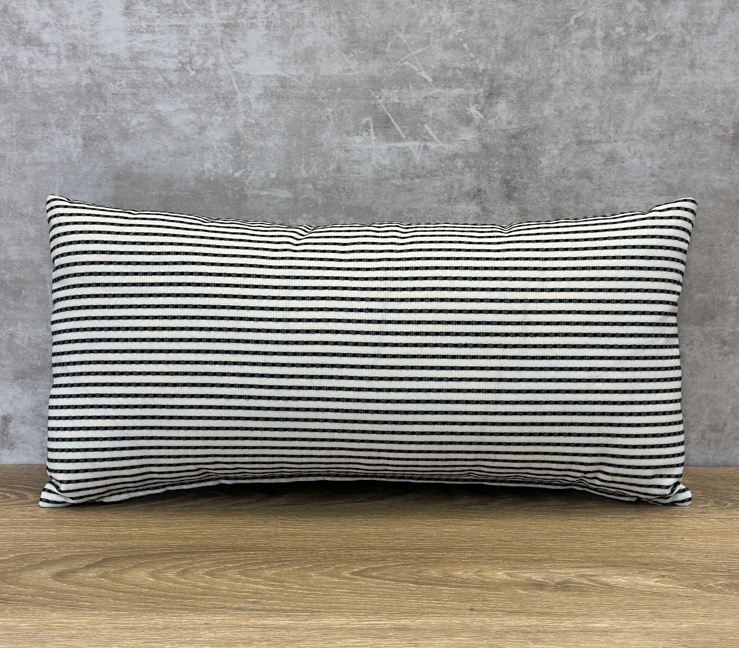 Schumacher Stitched Stripe Indoor Outdoor Pillows