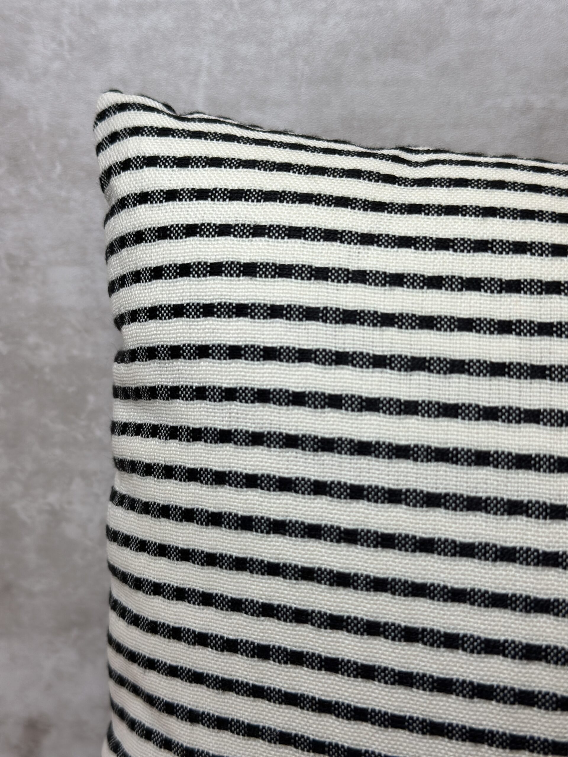 Schumacher Stitched Stripe Indoor Outdoor Pillows