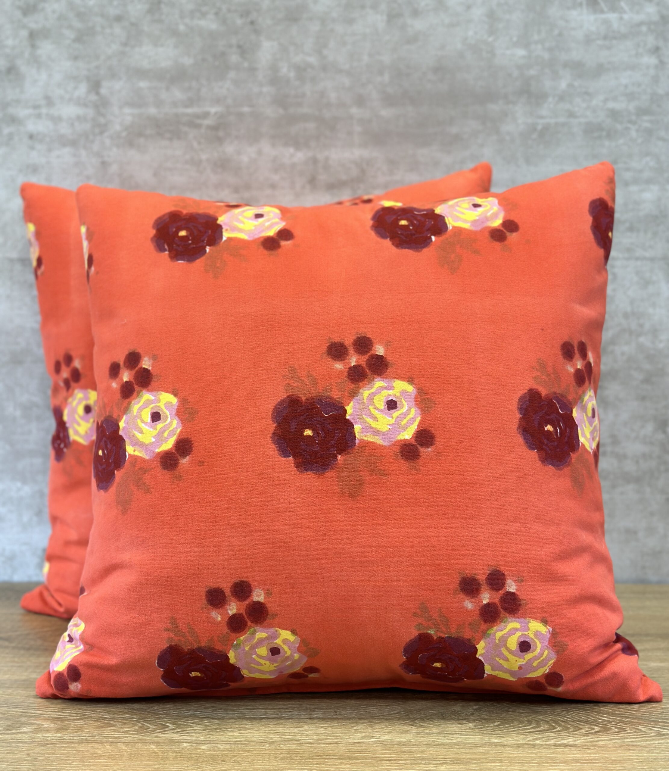 Lisa Corti Damask Flower Pillows