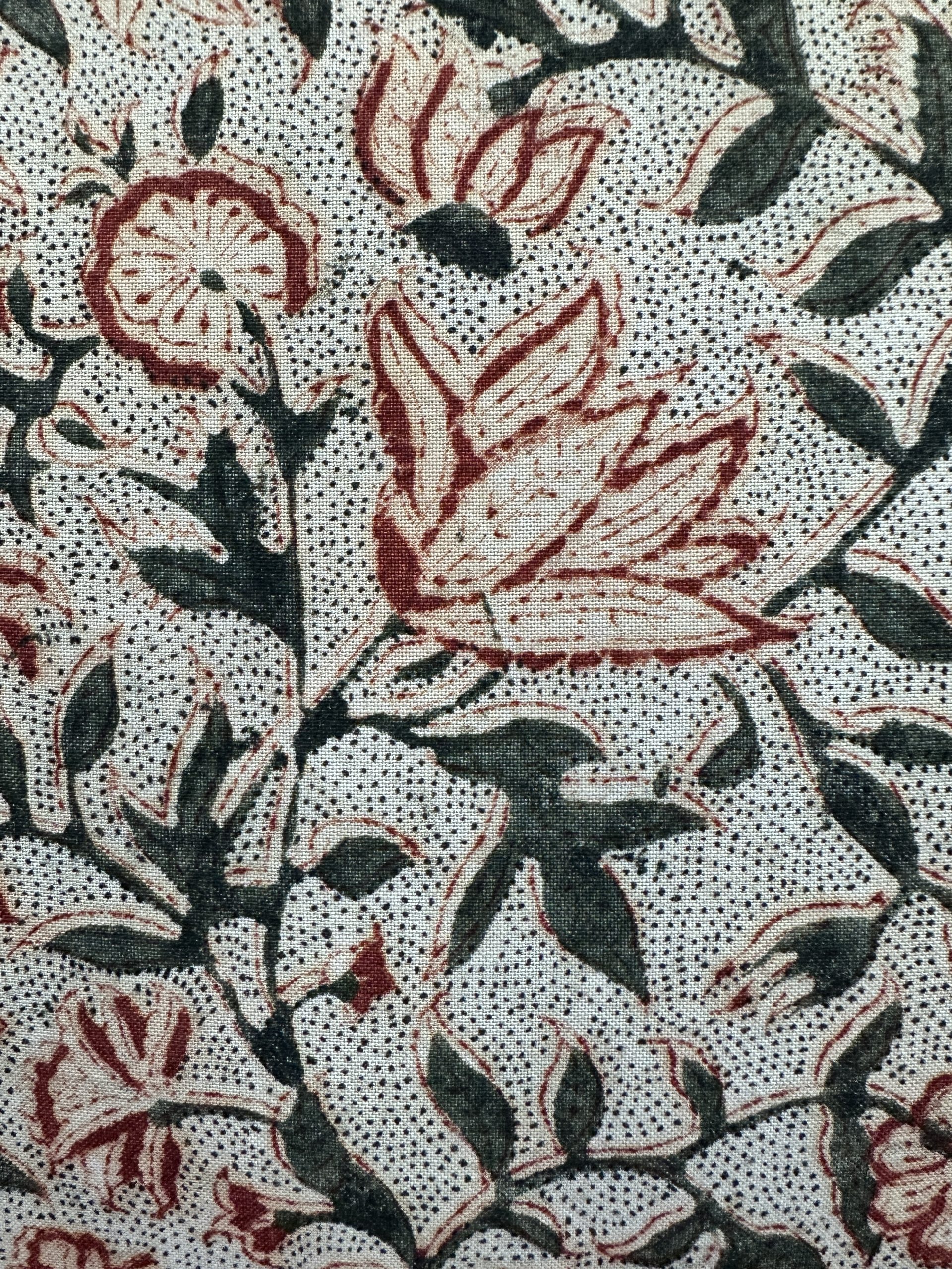 Les Indiennes Virginie Olive Pillows