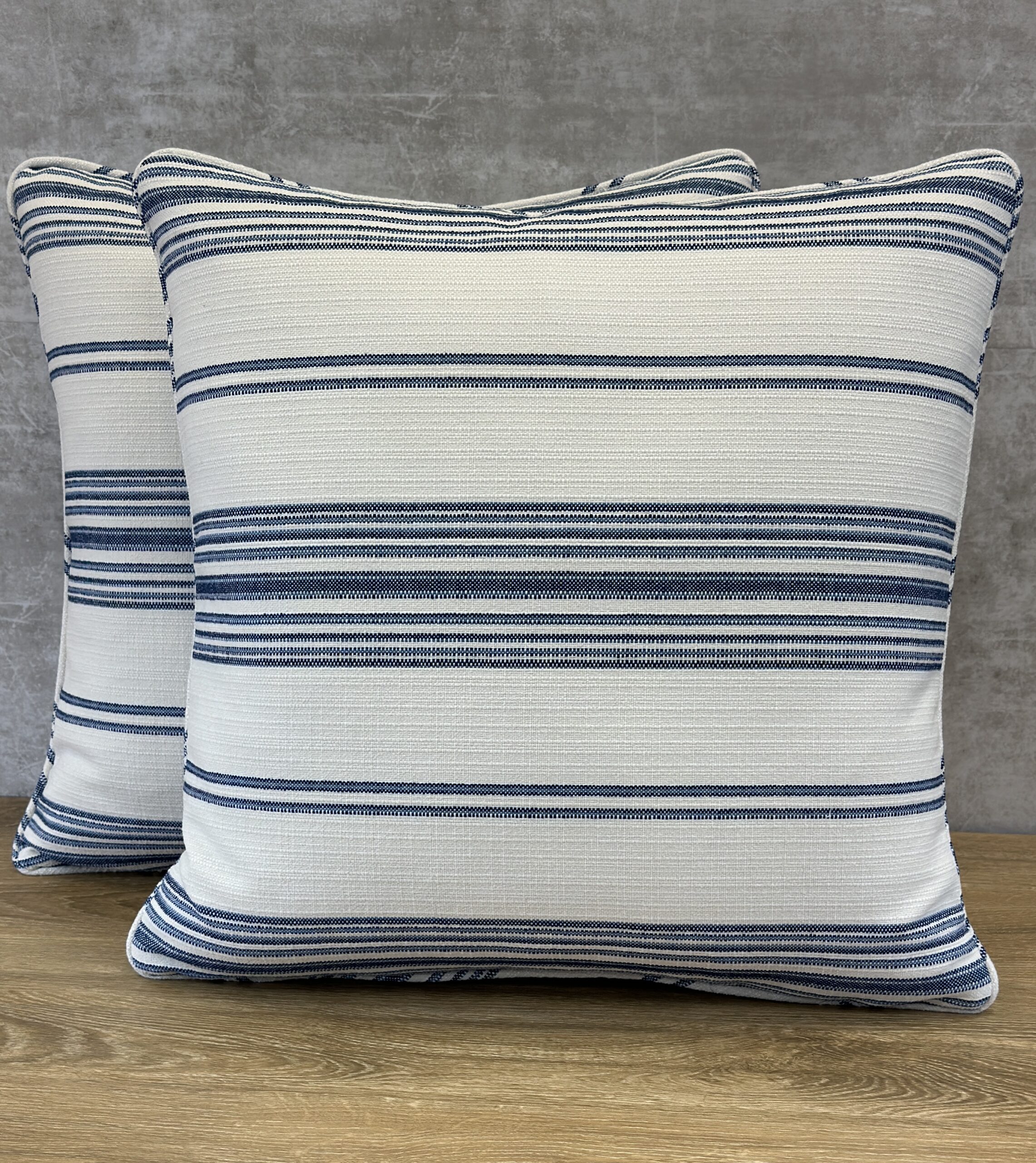 Schumacher Solana Stripe Indoor Outdoor Pillows