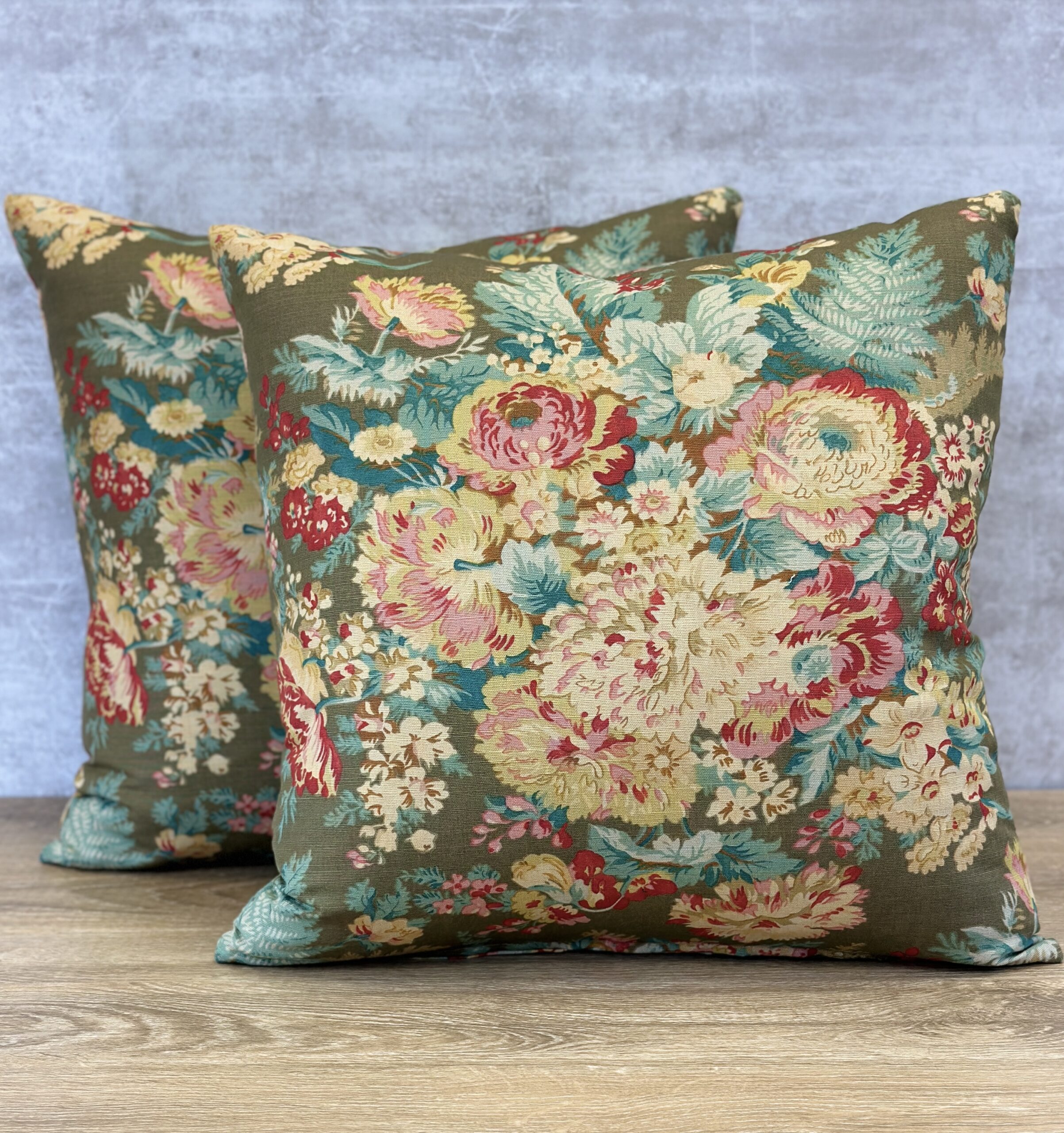 Jasper Fabrics Nathalie Bouquet Pillows