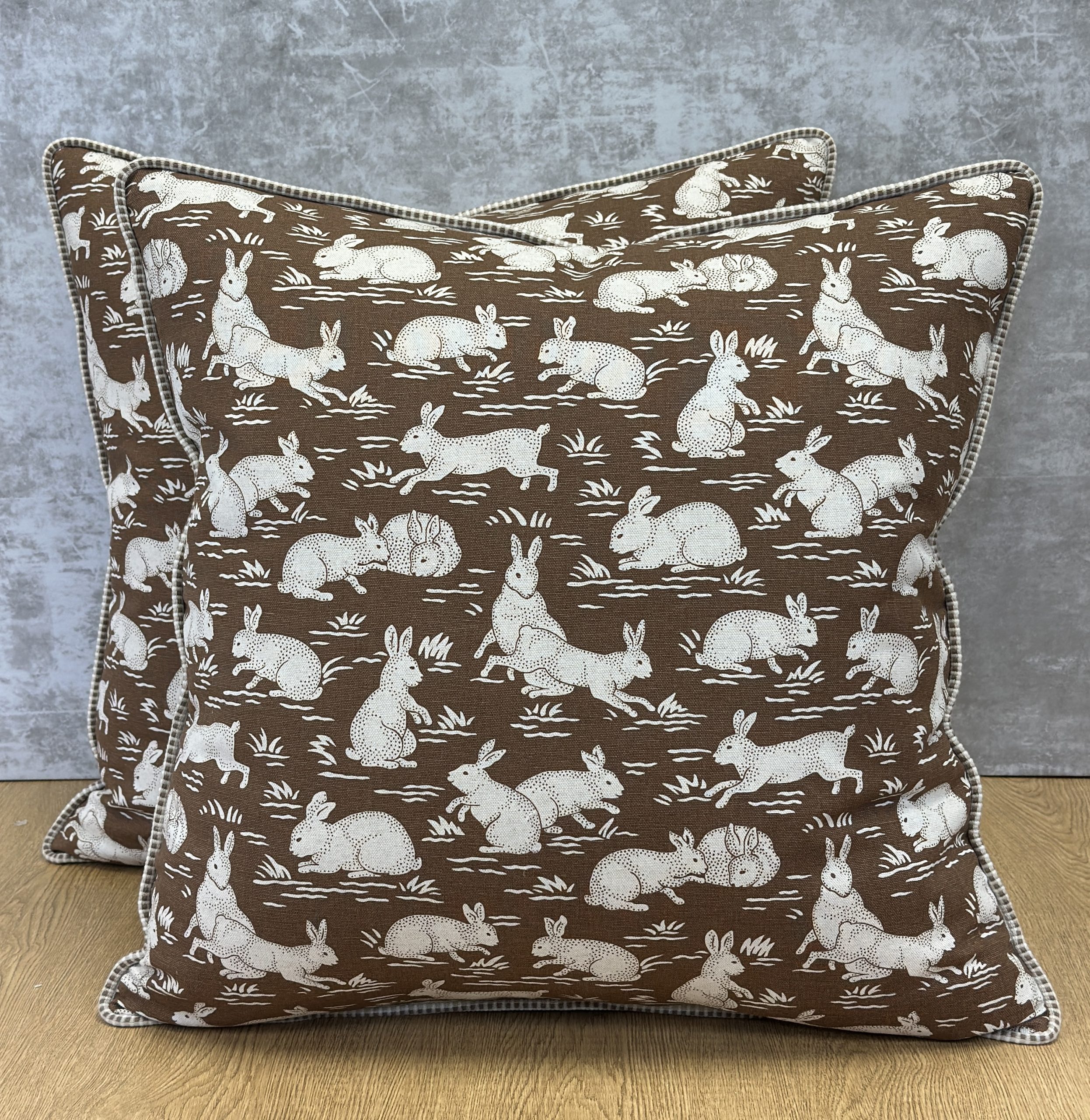 Schumacher Cottontails Pillows
