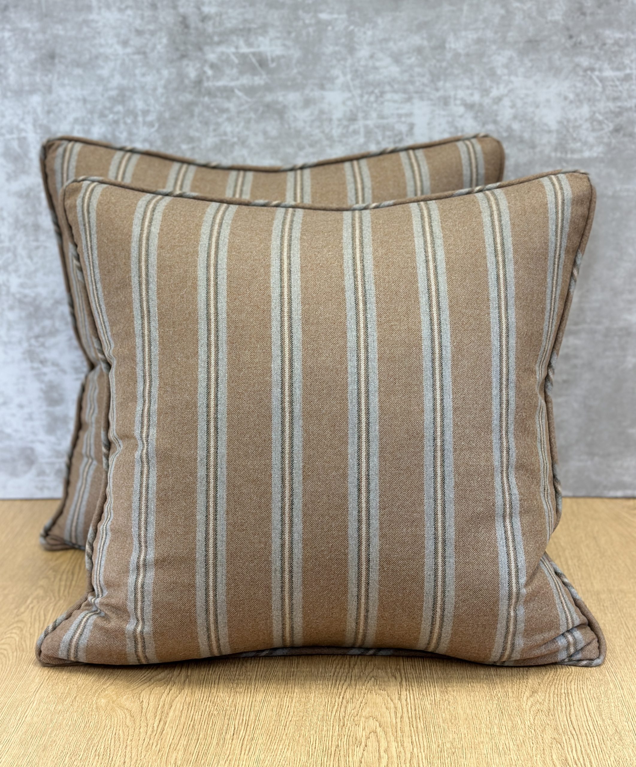 Holland & Sherry Blazer Stripe Pillows