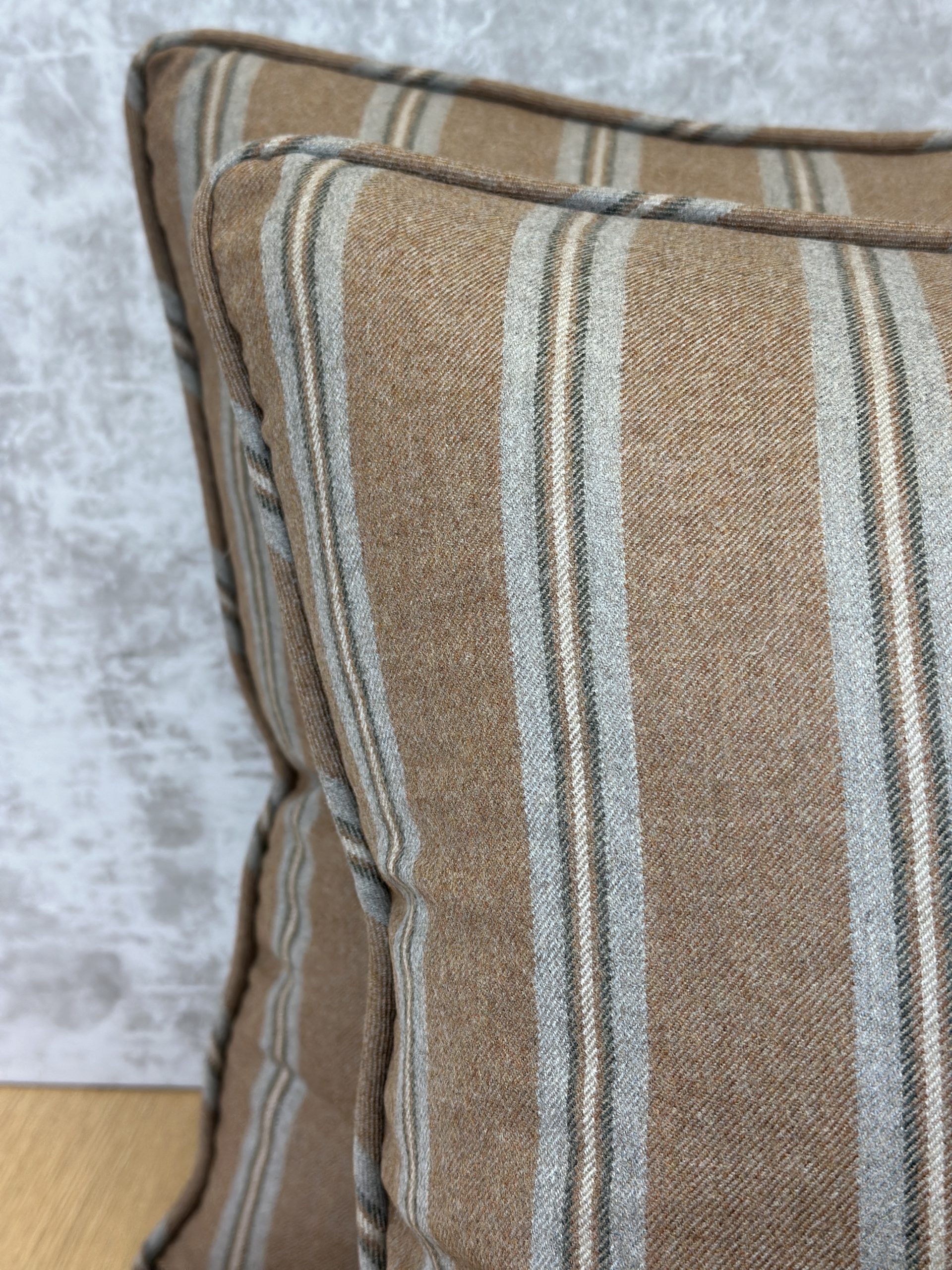Holland & Sherry Blazer Stripe Pillows