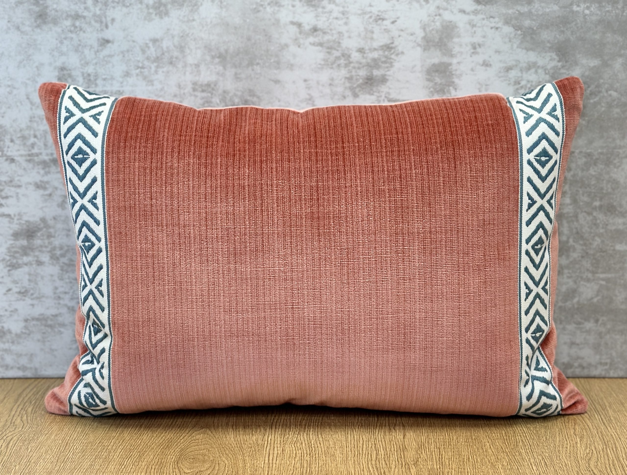 Schumacher Antique Strie Velvet Pillows