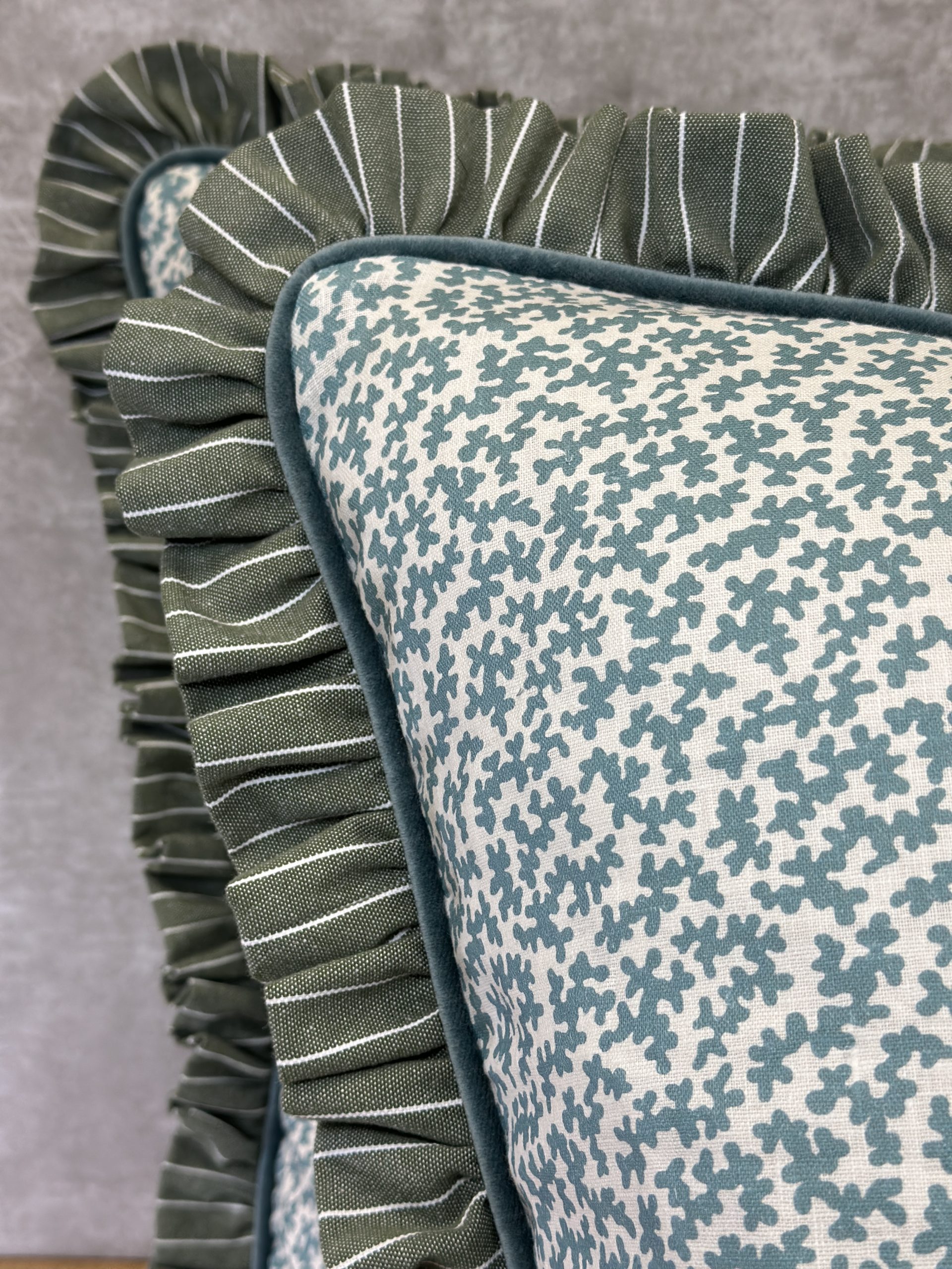 Colefax & Fowler Seaweed Pillows