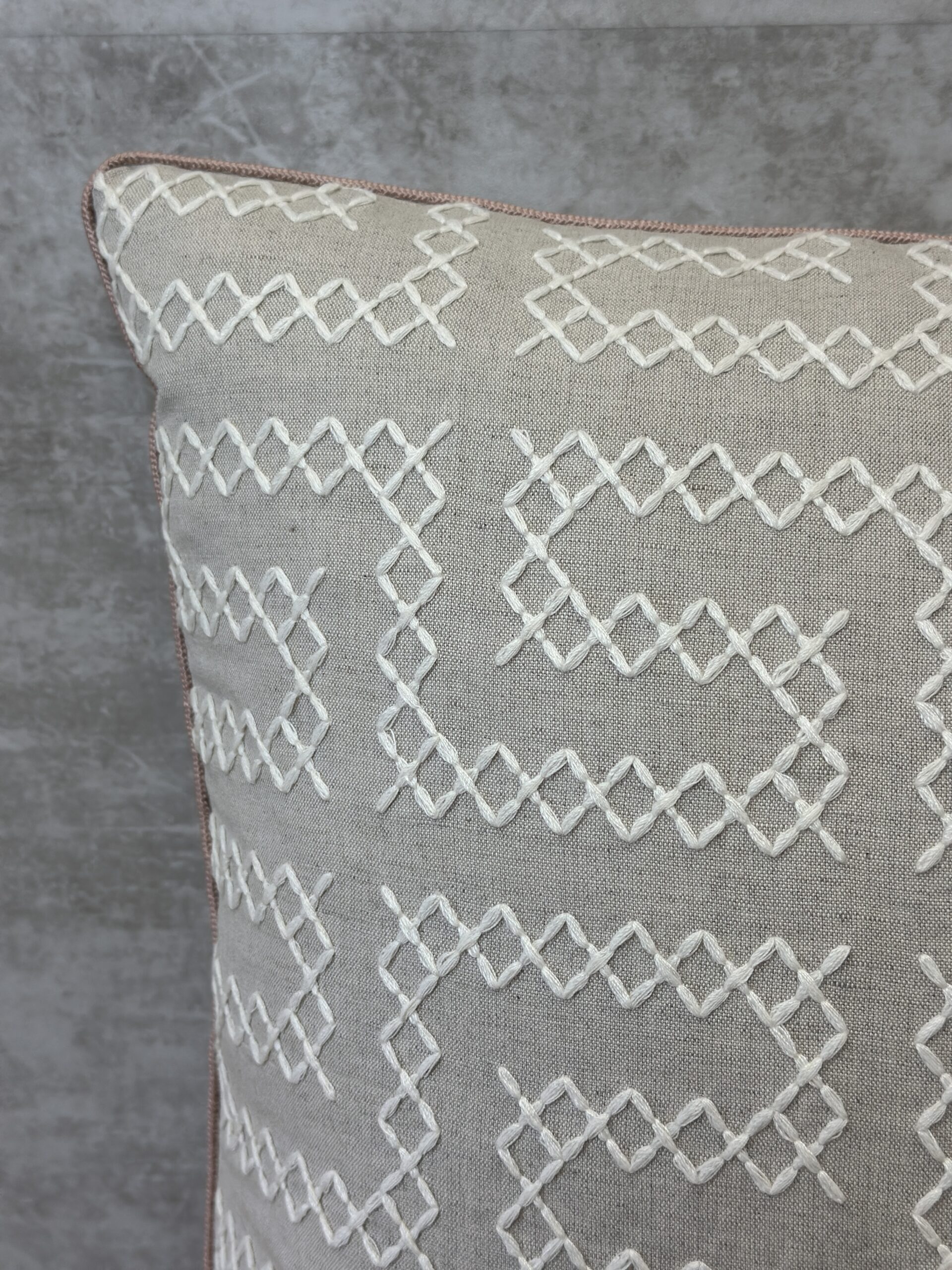 Schumacher A Maze Embroidery Pillows