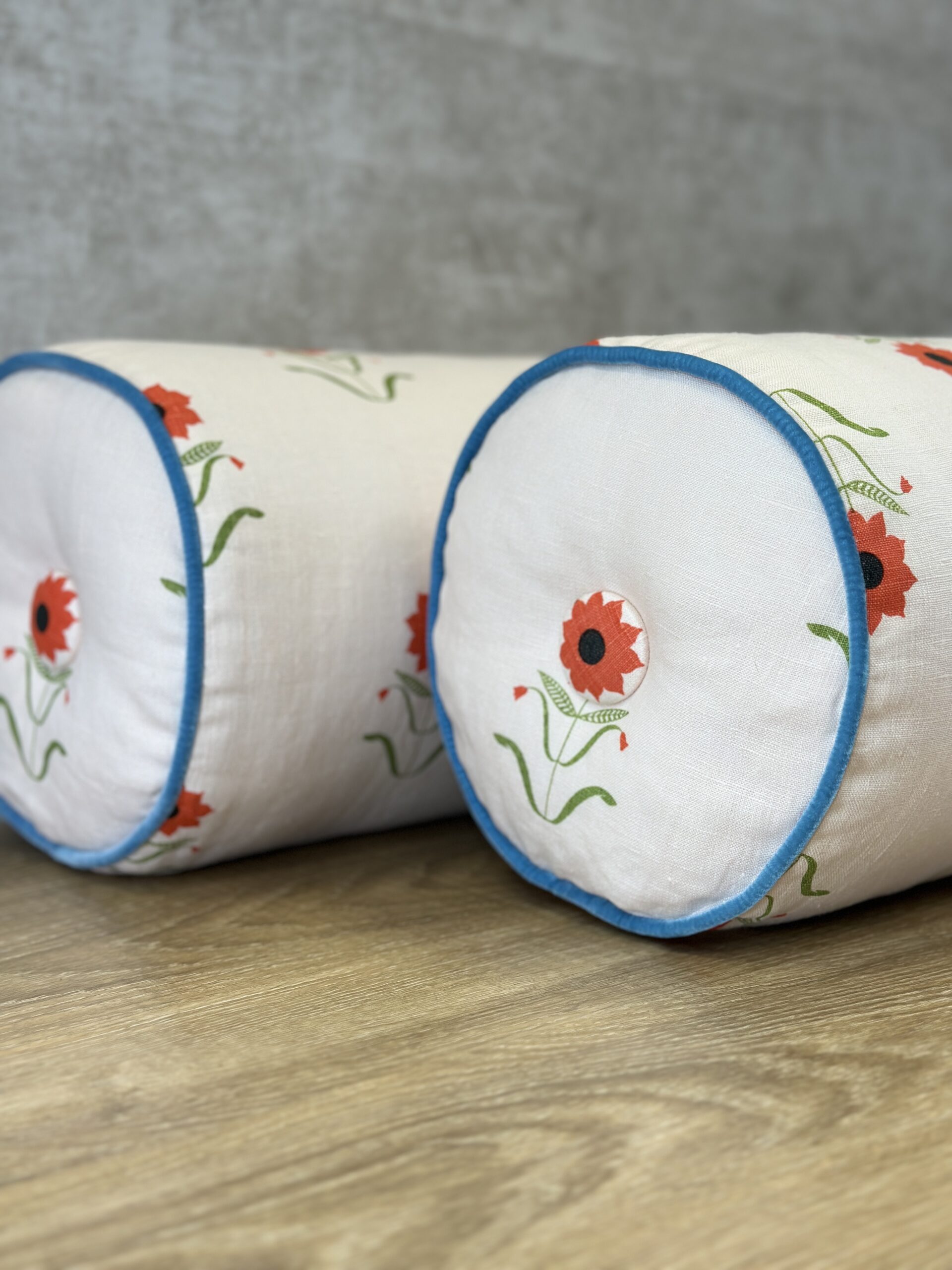 Schumacher Forget Me Nots Pillows