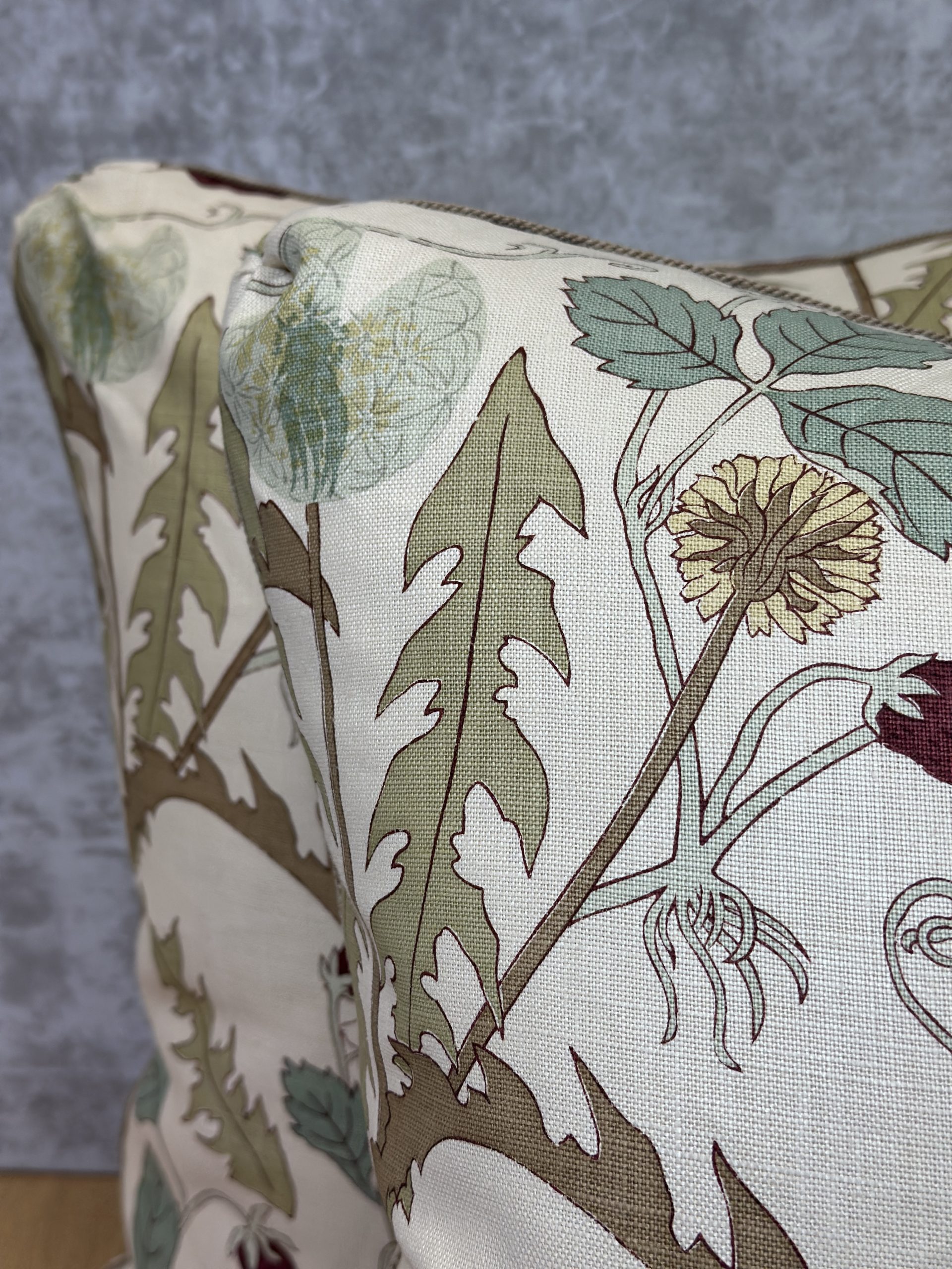 Robert Kimg Dandelion Clock Pillows