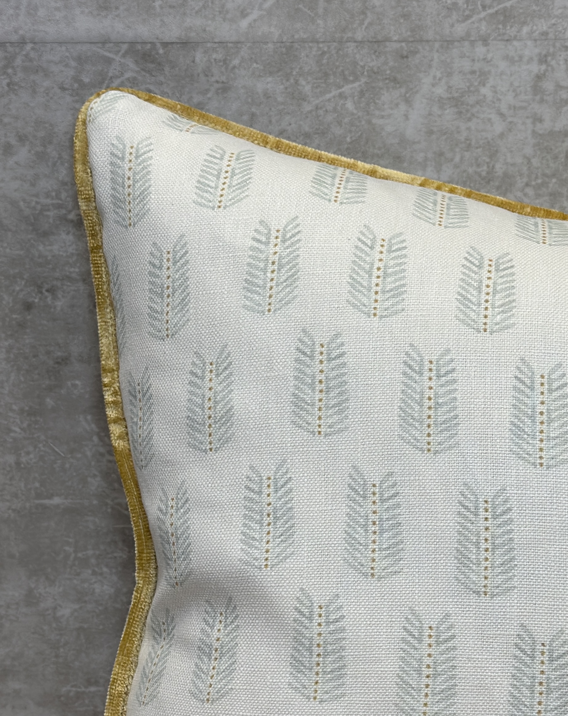 Erika M Powell Textiles Leaf Pillows