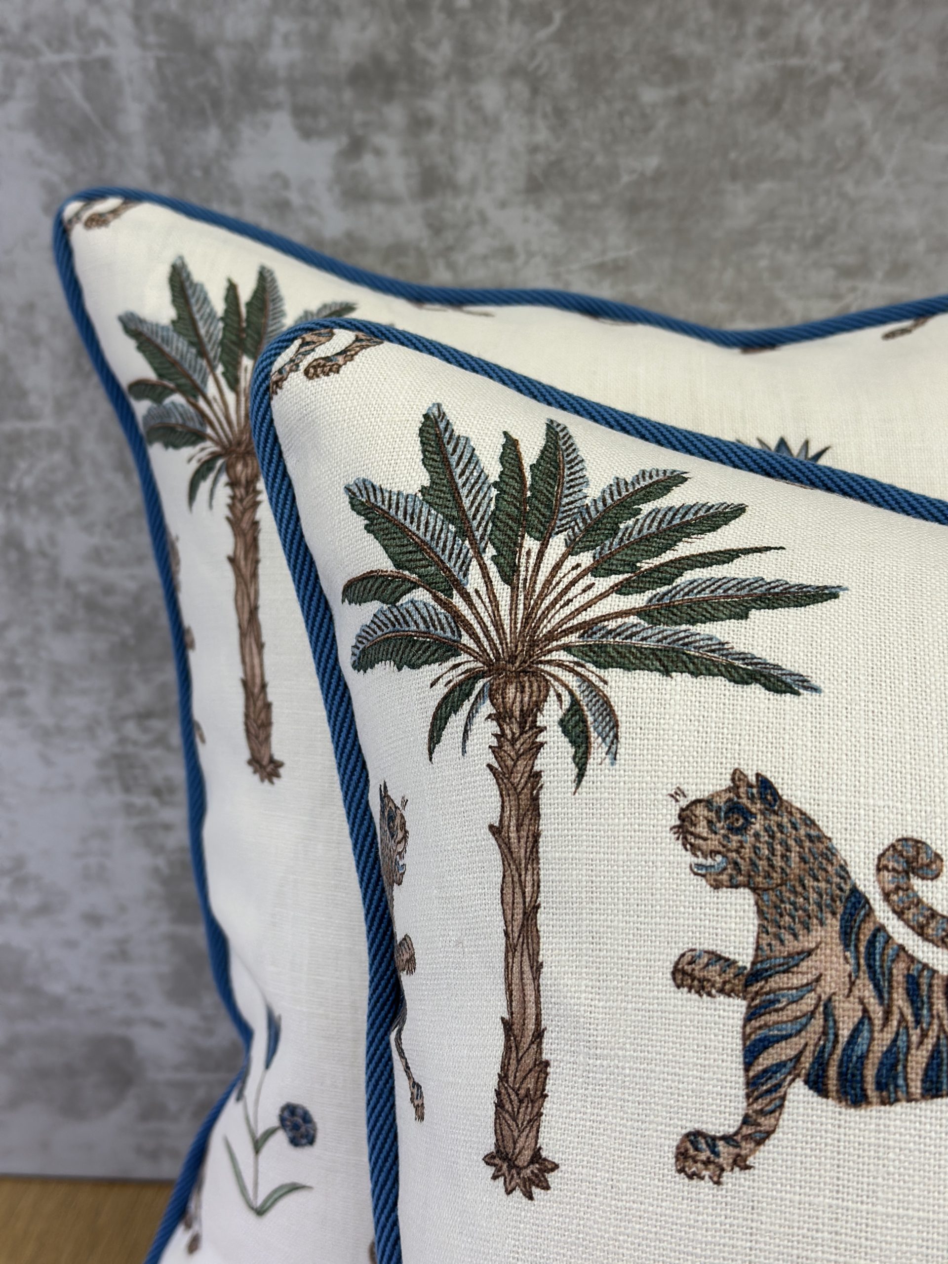 Schumacher Tiger Palm Pillows