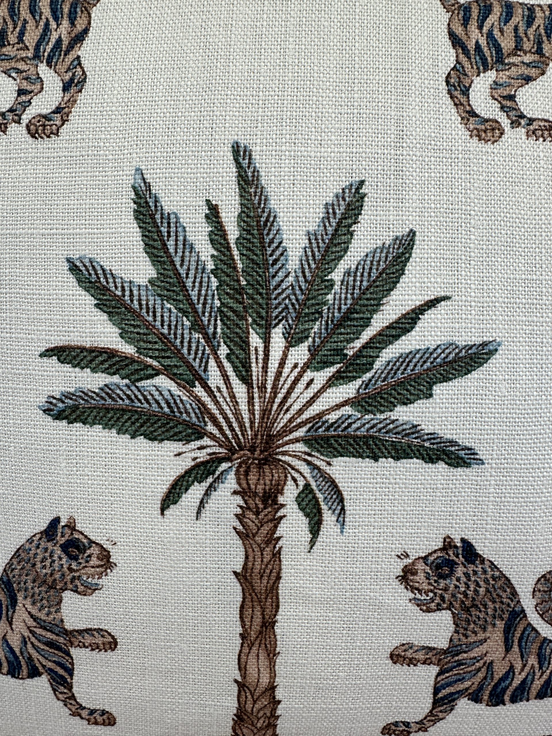 Schumacher Tiger Palm Pillows