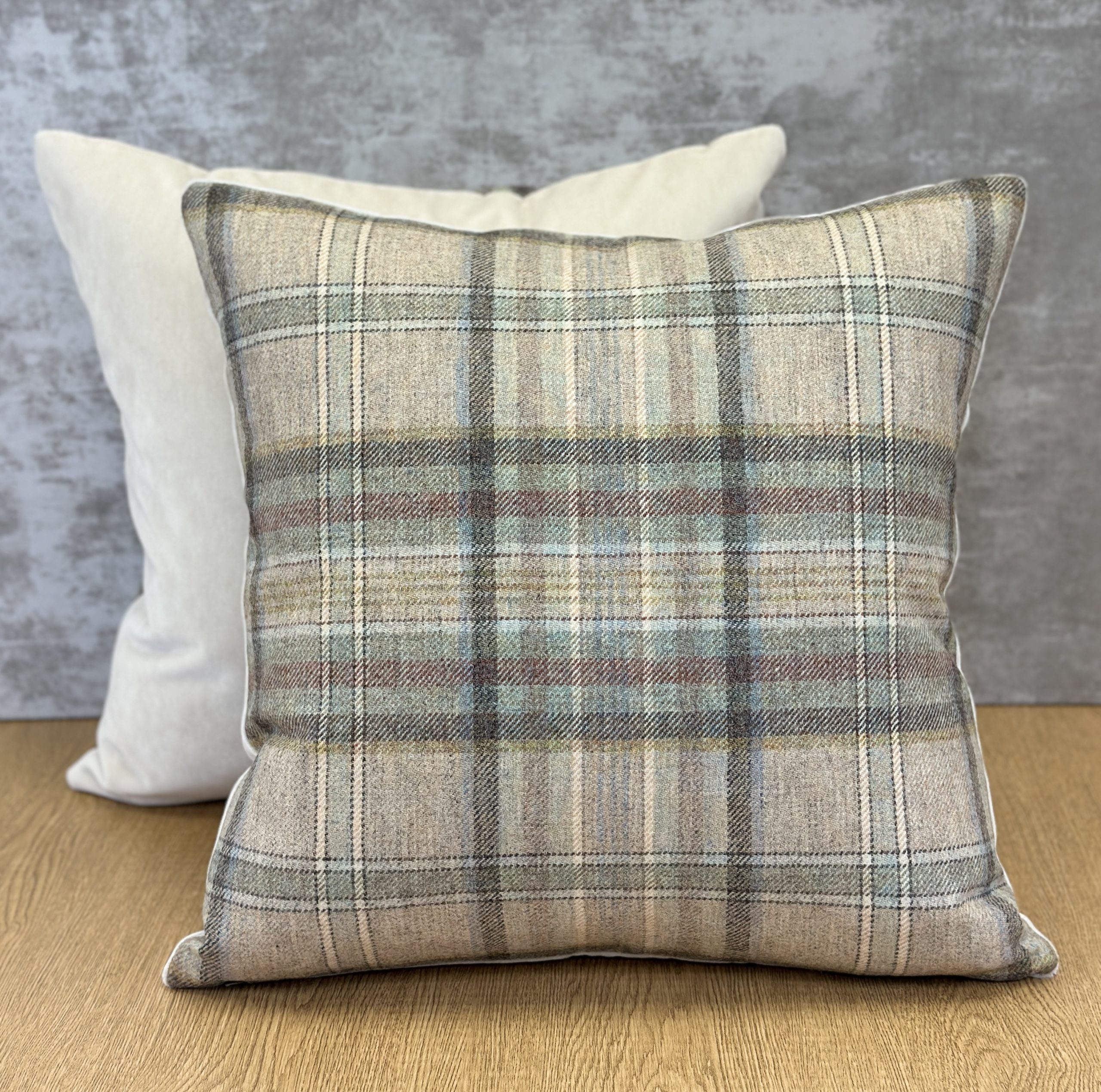 Colefax & Fowler Hutton Plaid Pillows