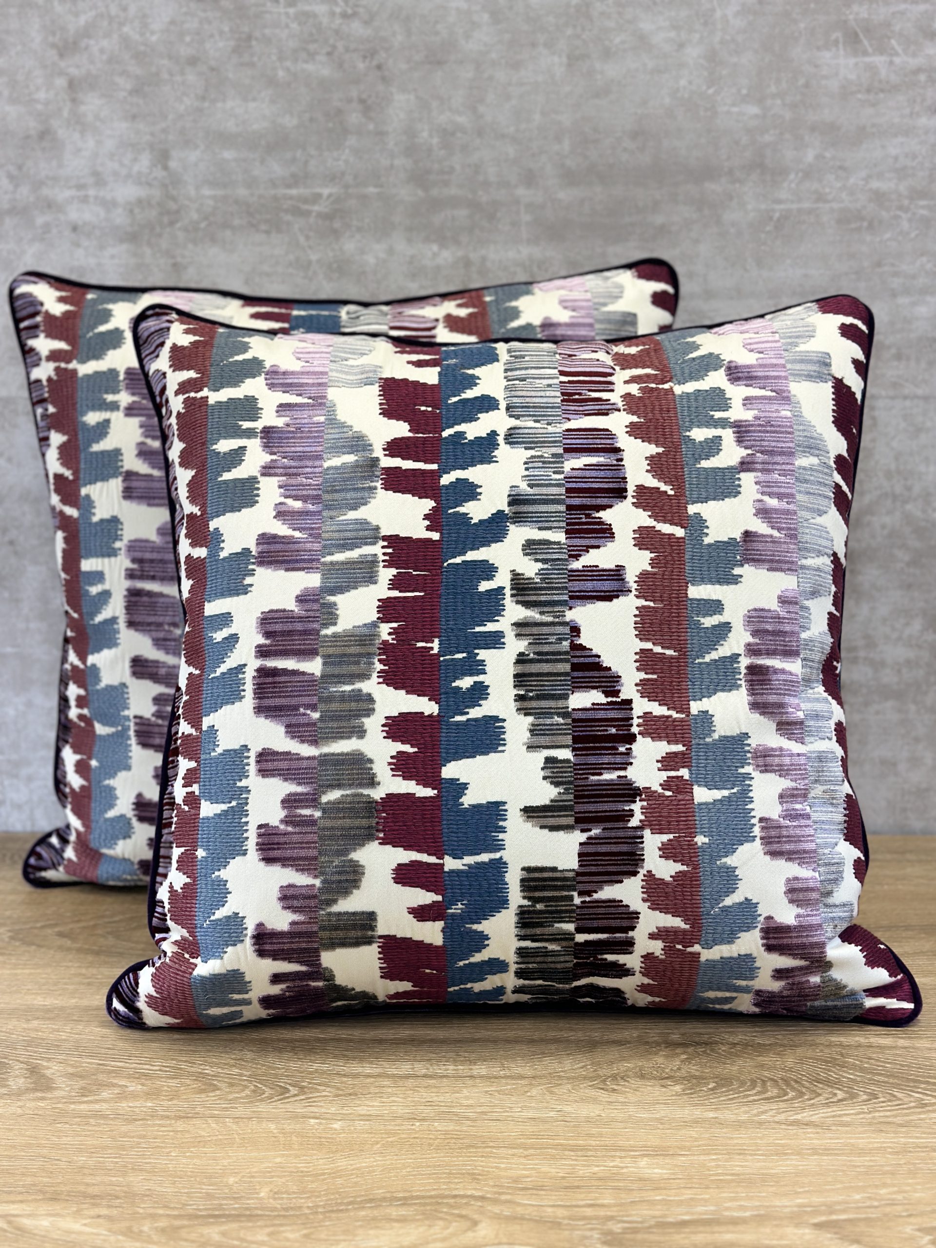 Lee Jofa Fractal Velvet Pillows