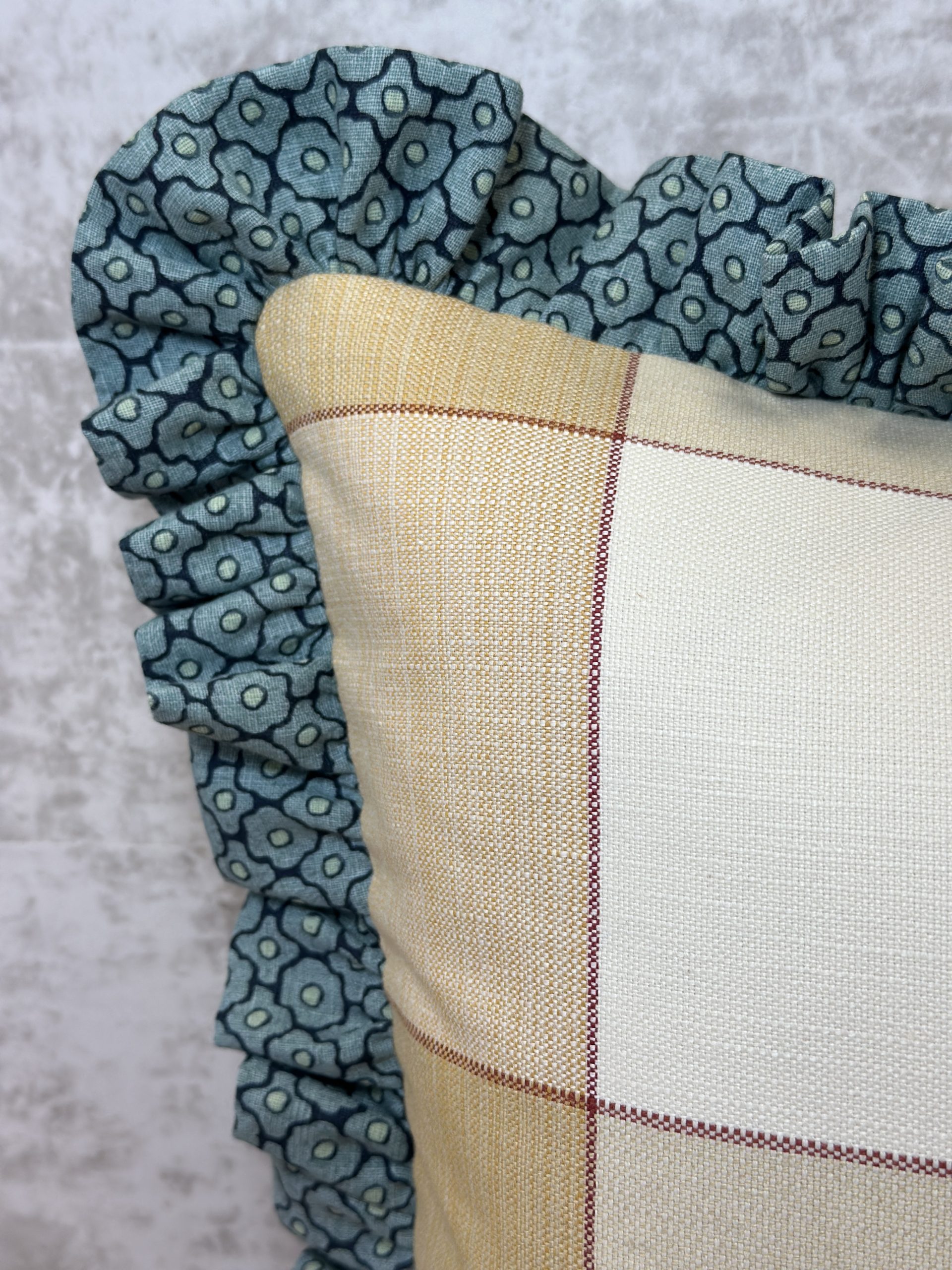 Beata Heuman Jumbo Gingham Pillows