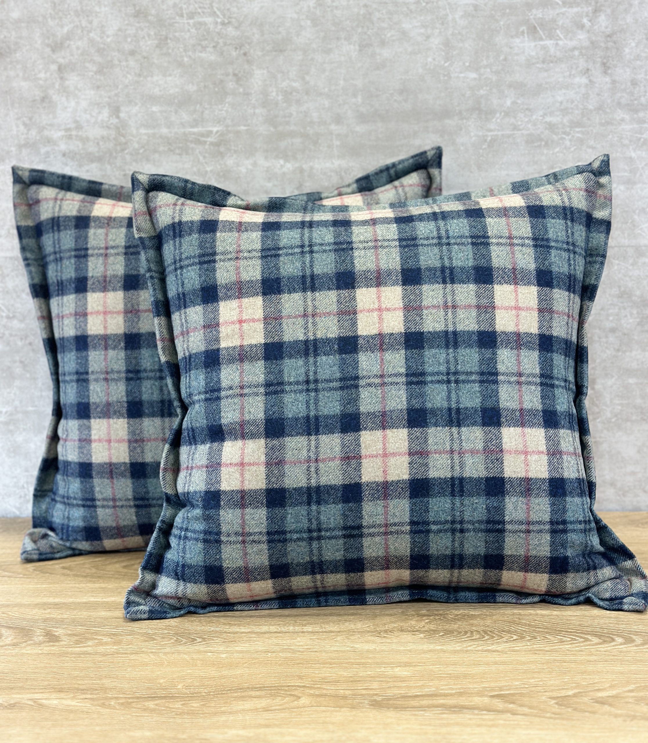 Sanderson Fenton Check Pillows