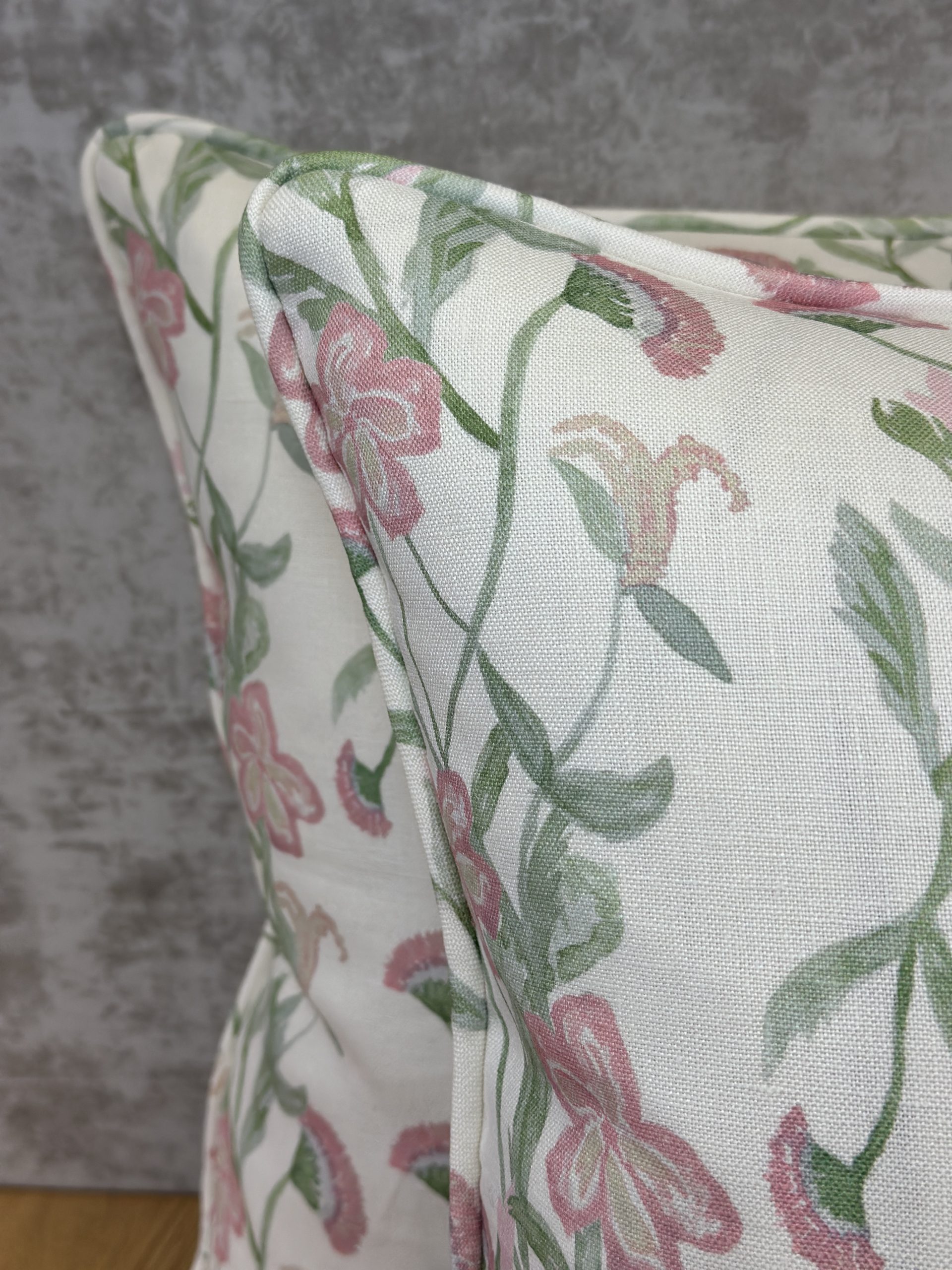 Textiles By Smith Mystic Blush Linen Pillows