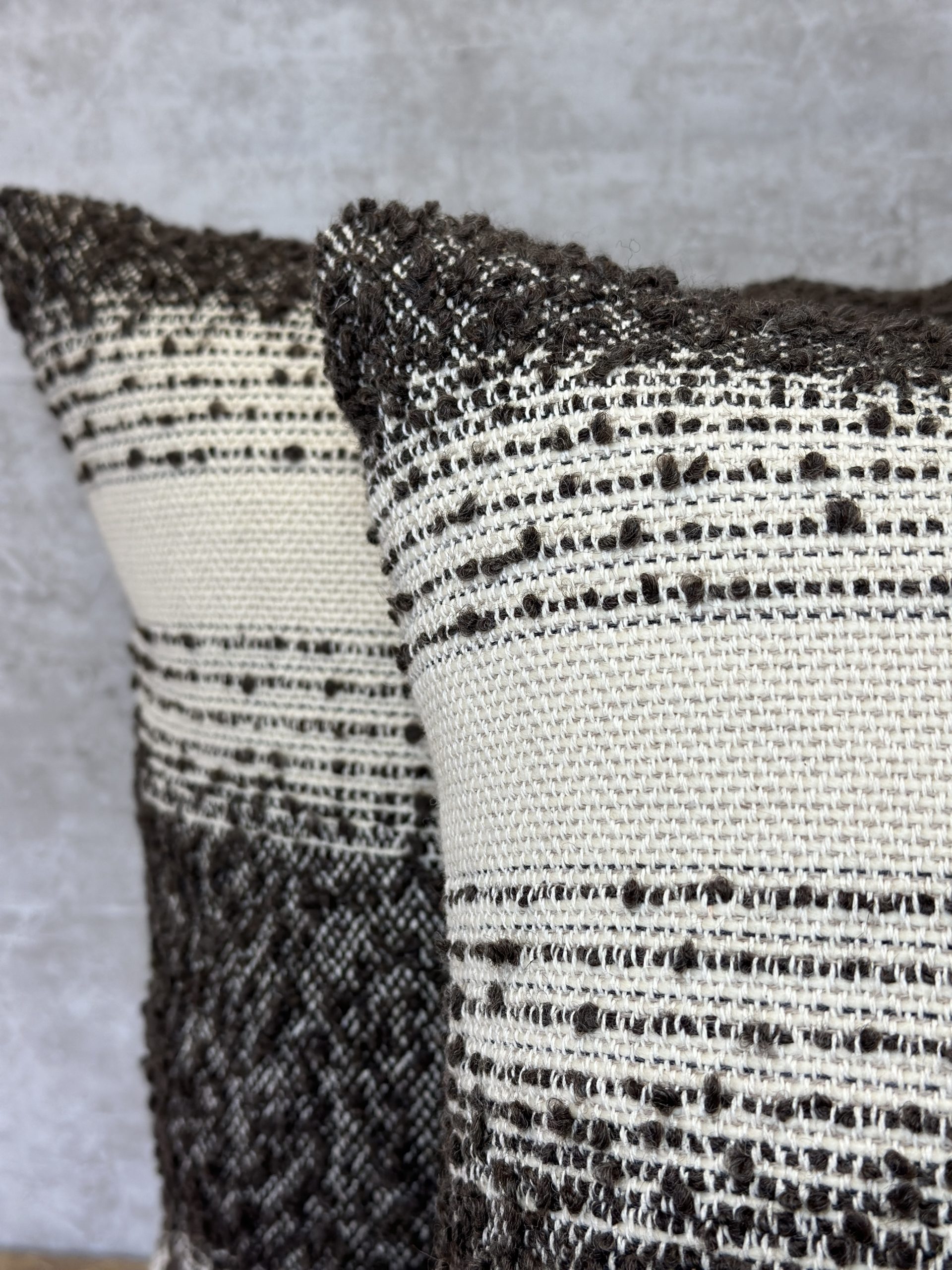 Schumacher Jessen Alpaca Stripe Pillows