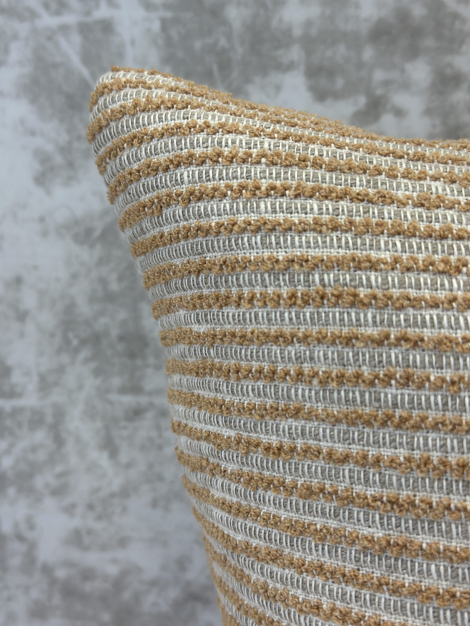 Holland & Sherry Nubby Stripe Pillows