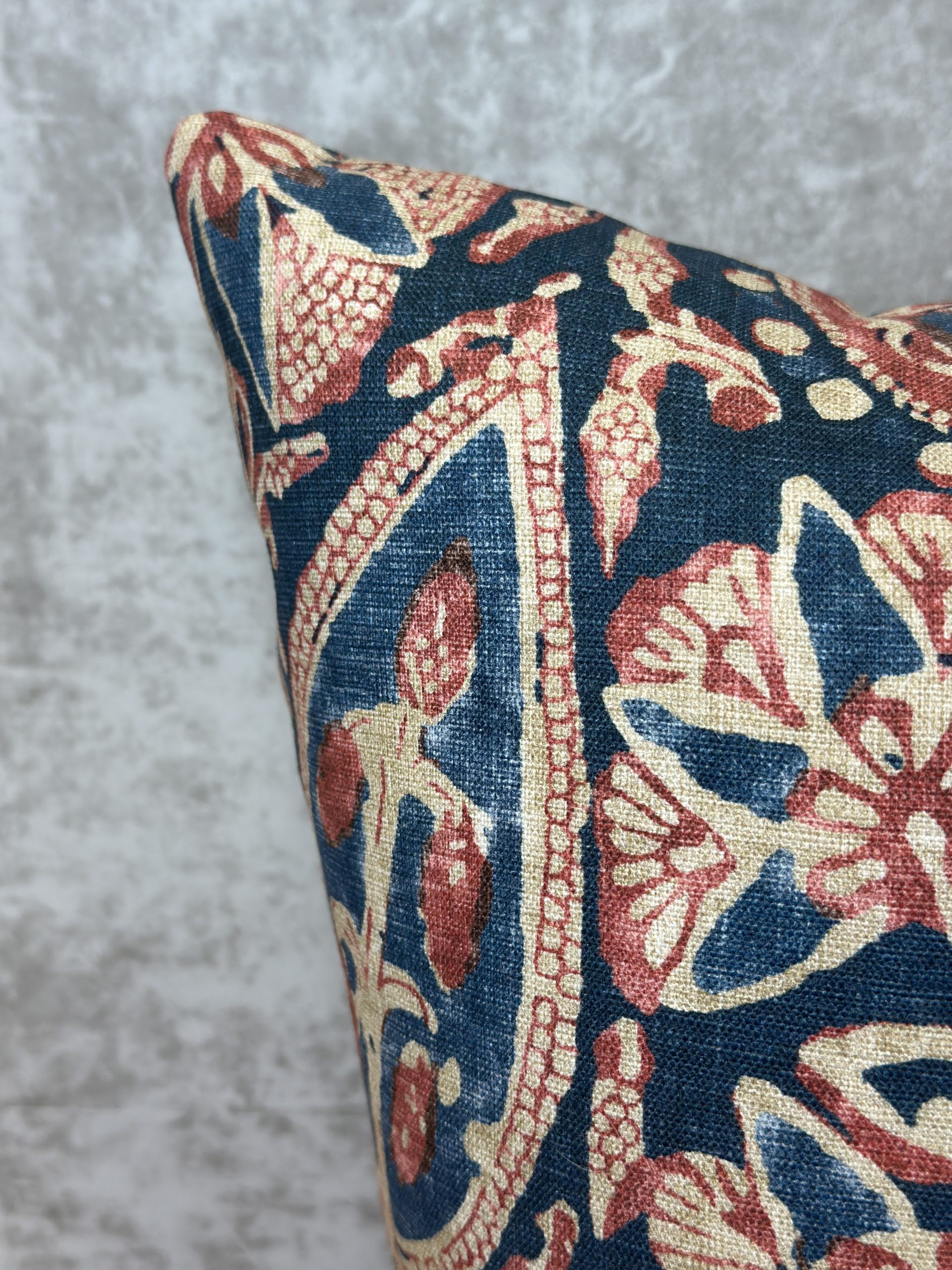Clarence House Batik Floral Pillows