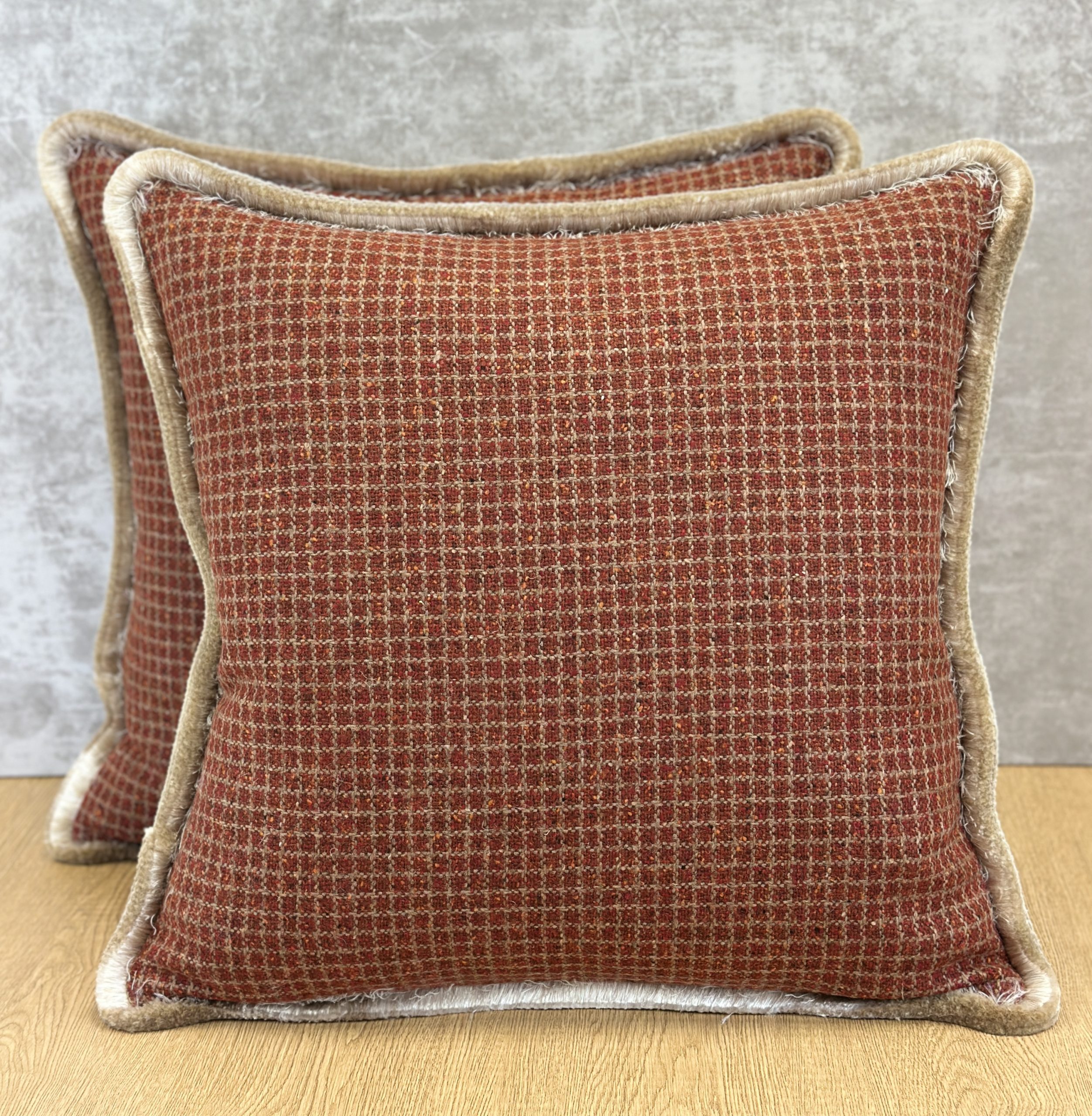Patterson Flynn Hudson Wool Check Pillows