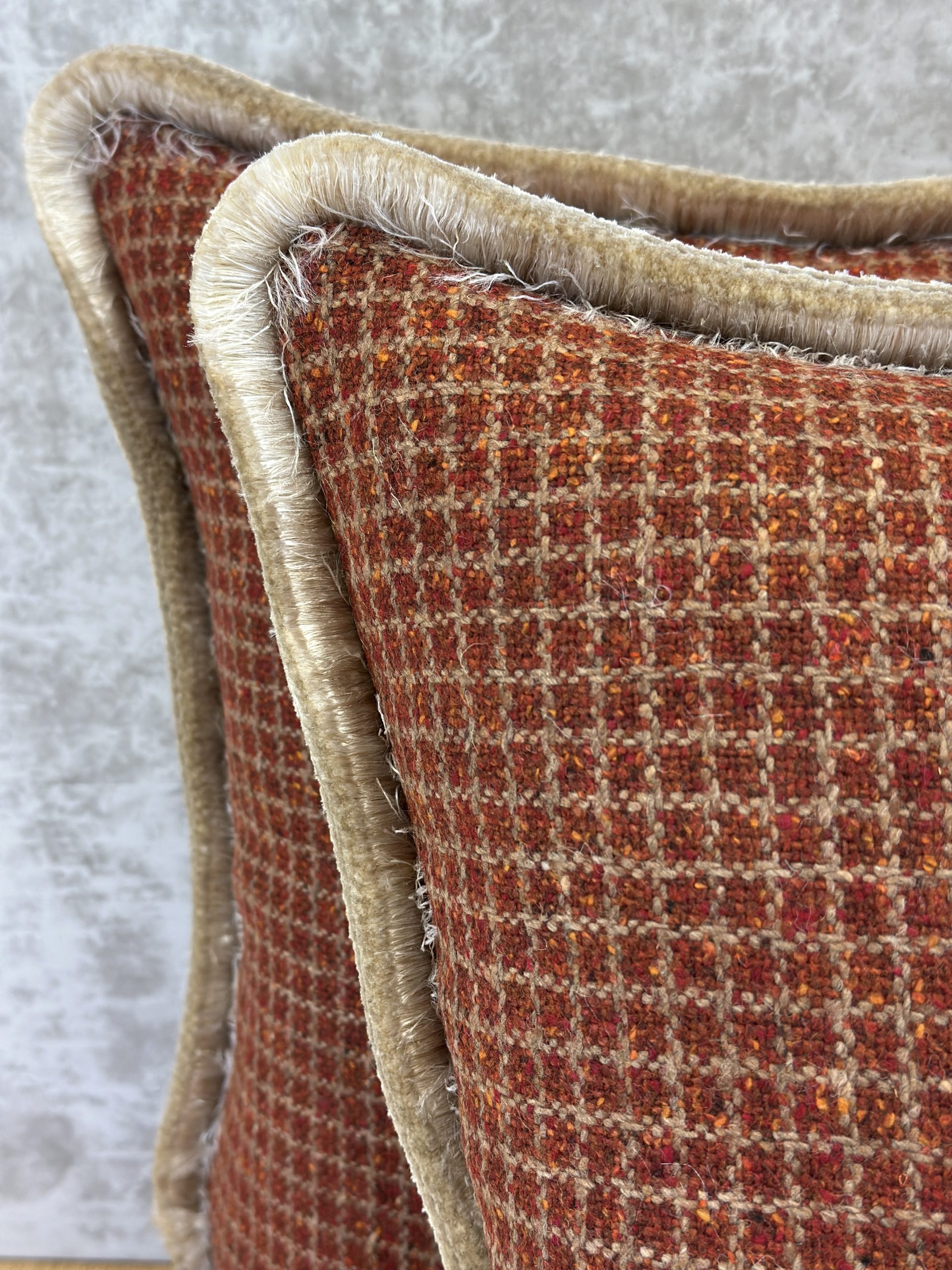 Patterson Flynn Hudson Wool Check Pillows