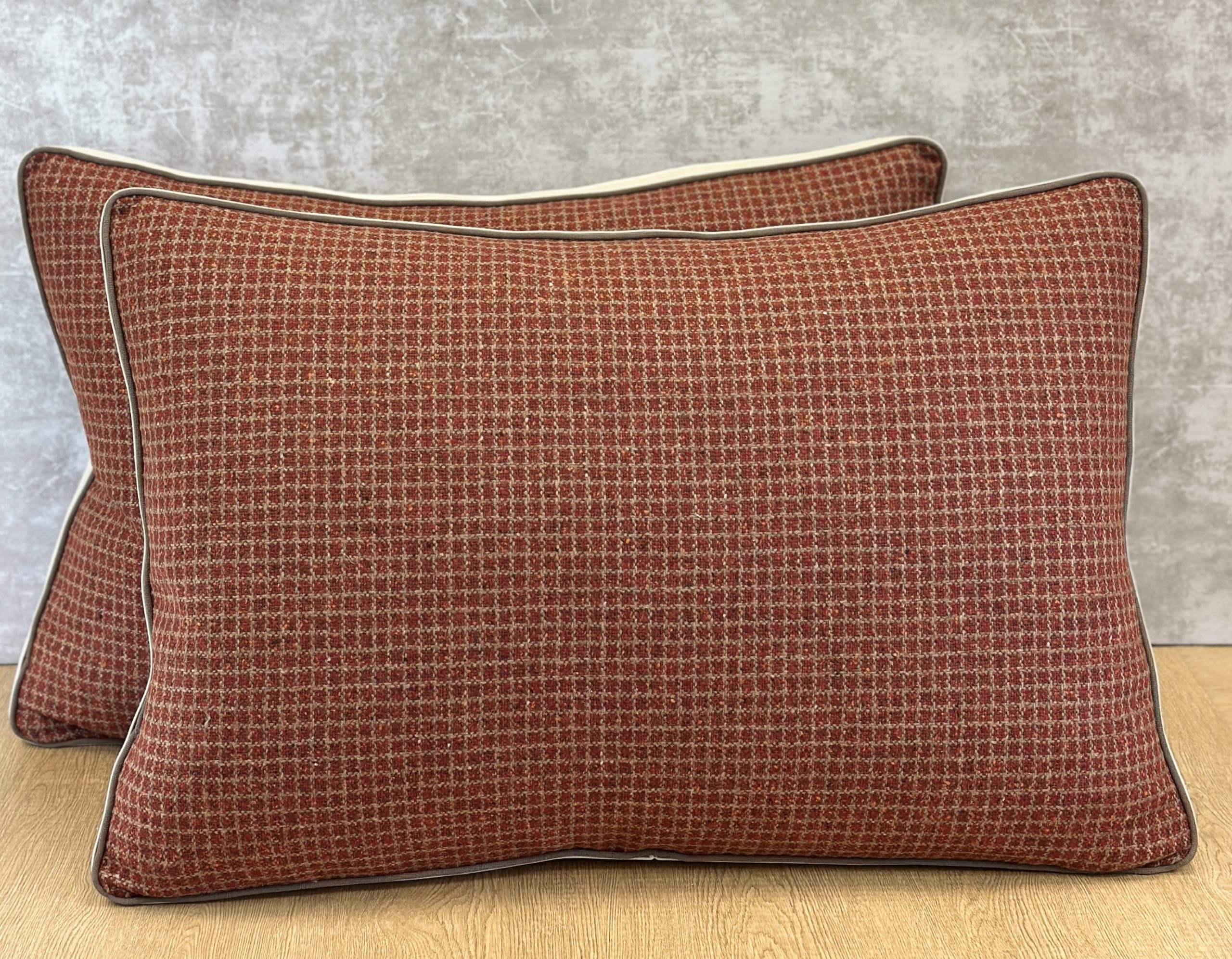Patterson Flynn Hudson Wool Check Pillows