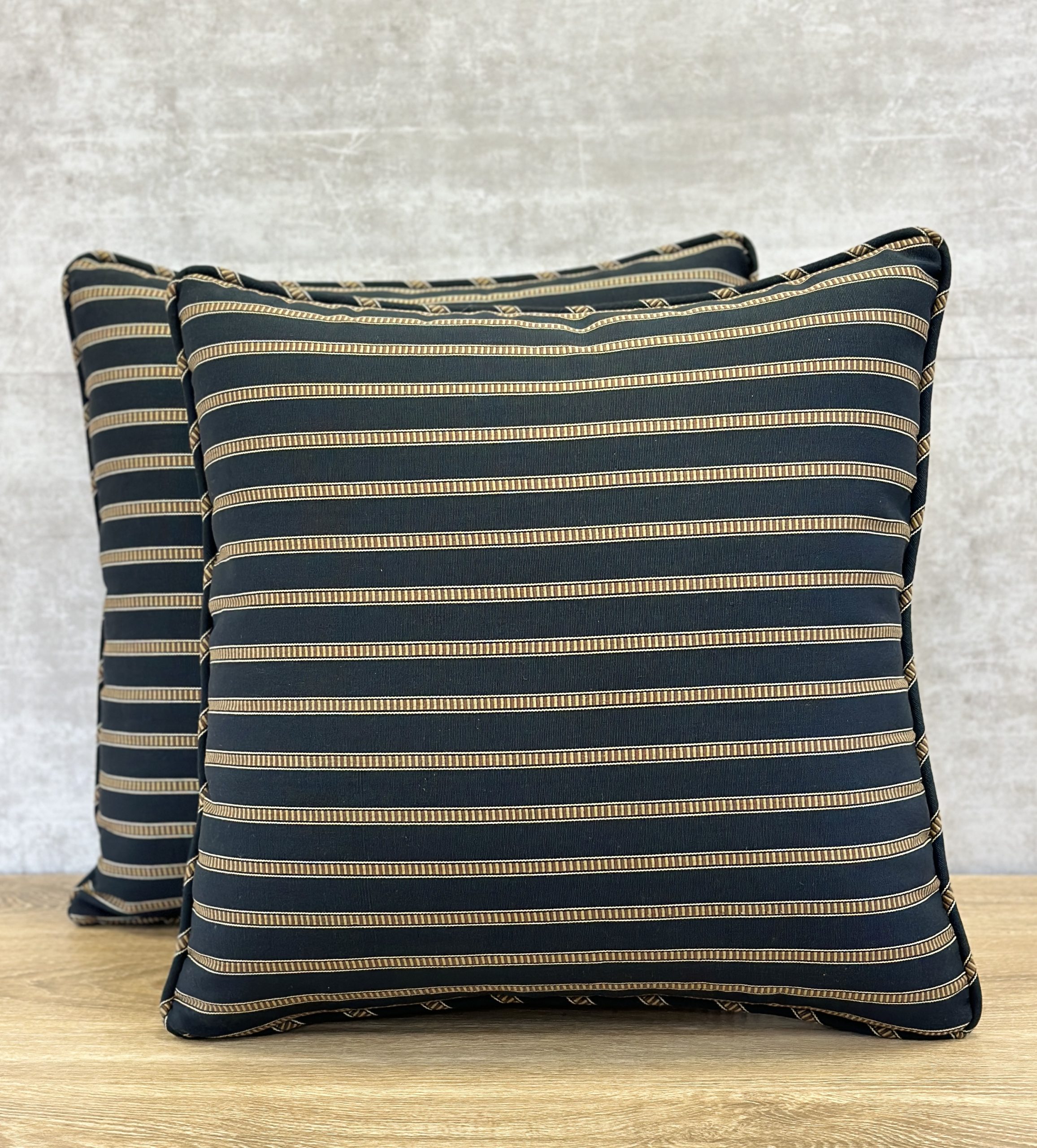 Renu Methias Embr Stripes Pillows