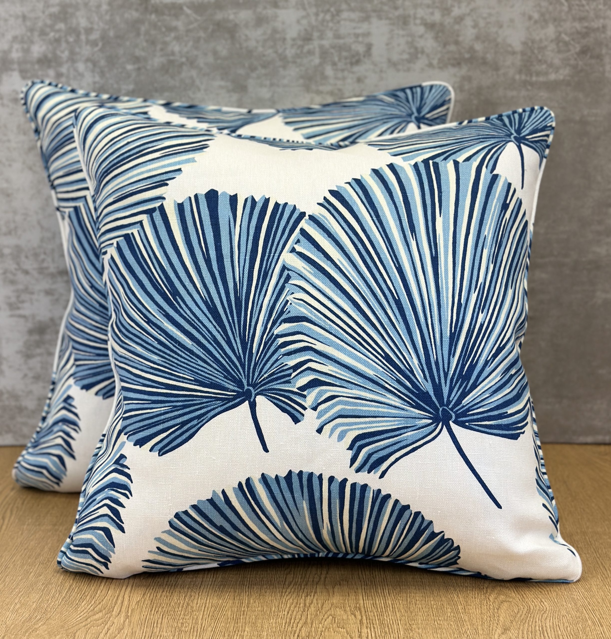 Stroheim Palm Fan Pillows