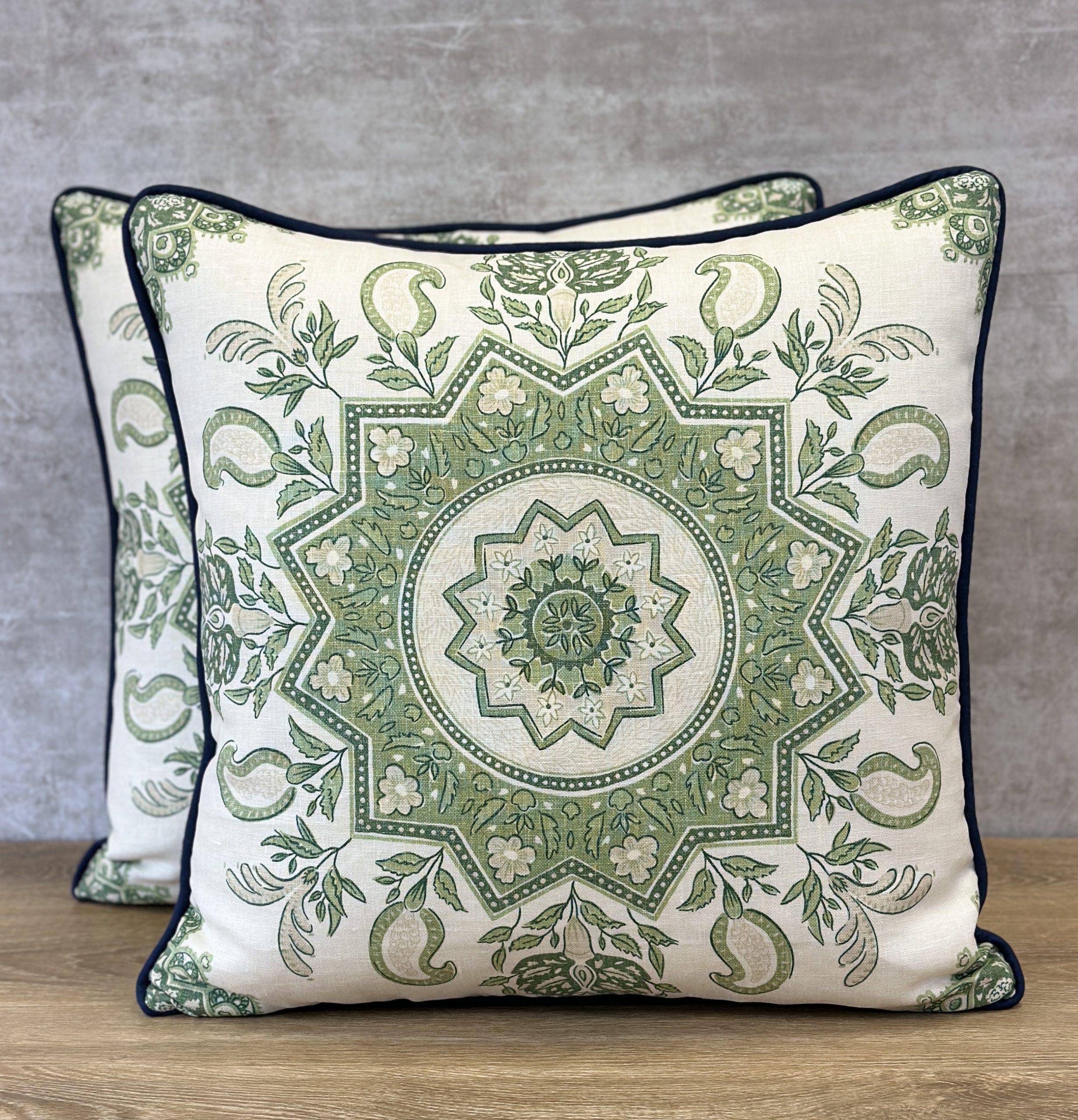 Schumacher Montecito Medallion Pillows