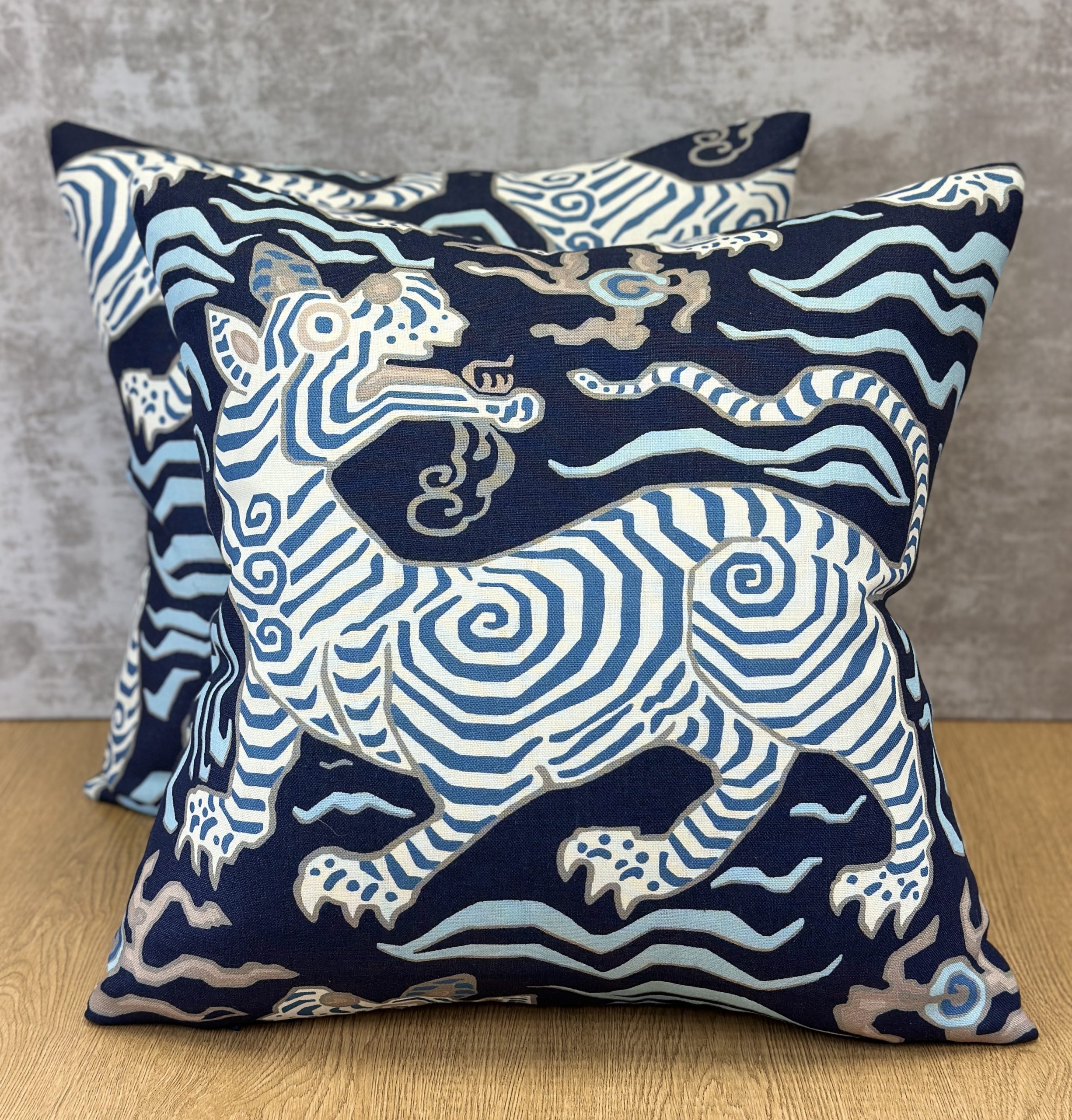 Clarence House Tibet Tiger Pillows
