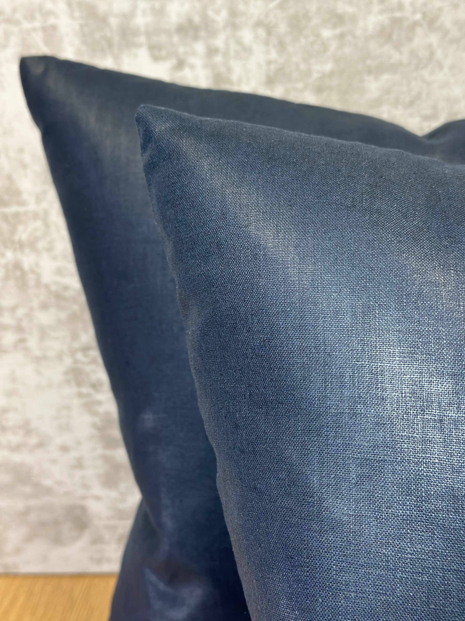 Schumacher Lange Glazed Linen Pillows