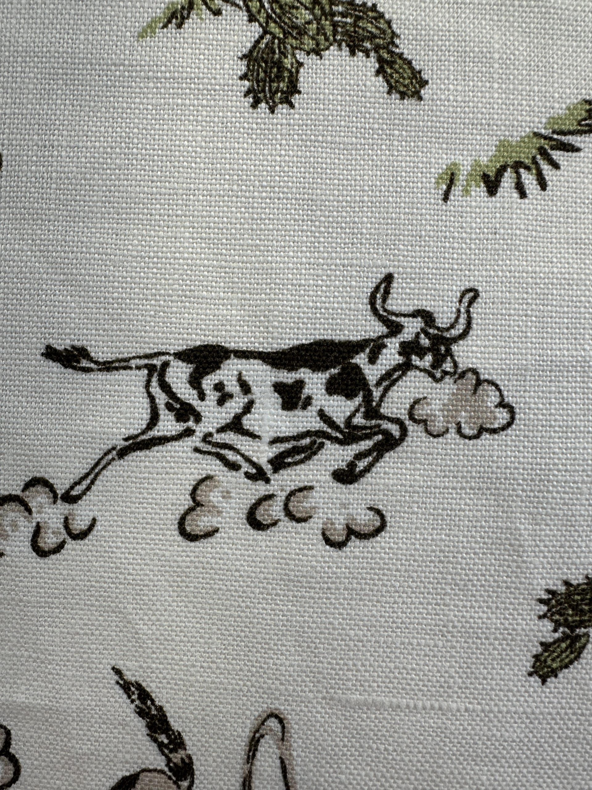 Schumacher Wild West Performance Linen Pillows