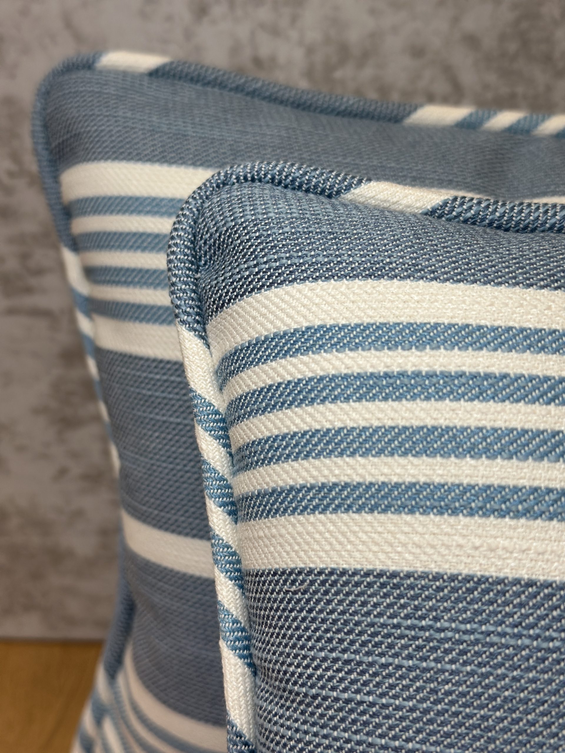 Schumacher Hampton Stripe Indoor Outdoor Pillows