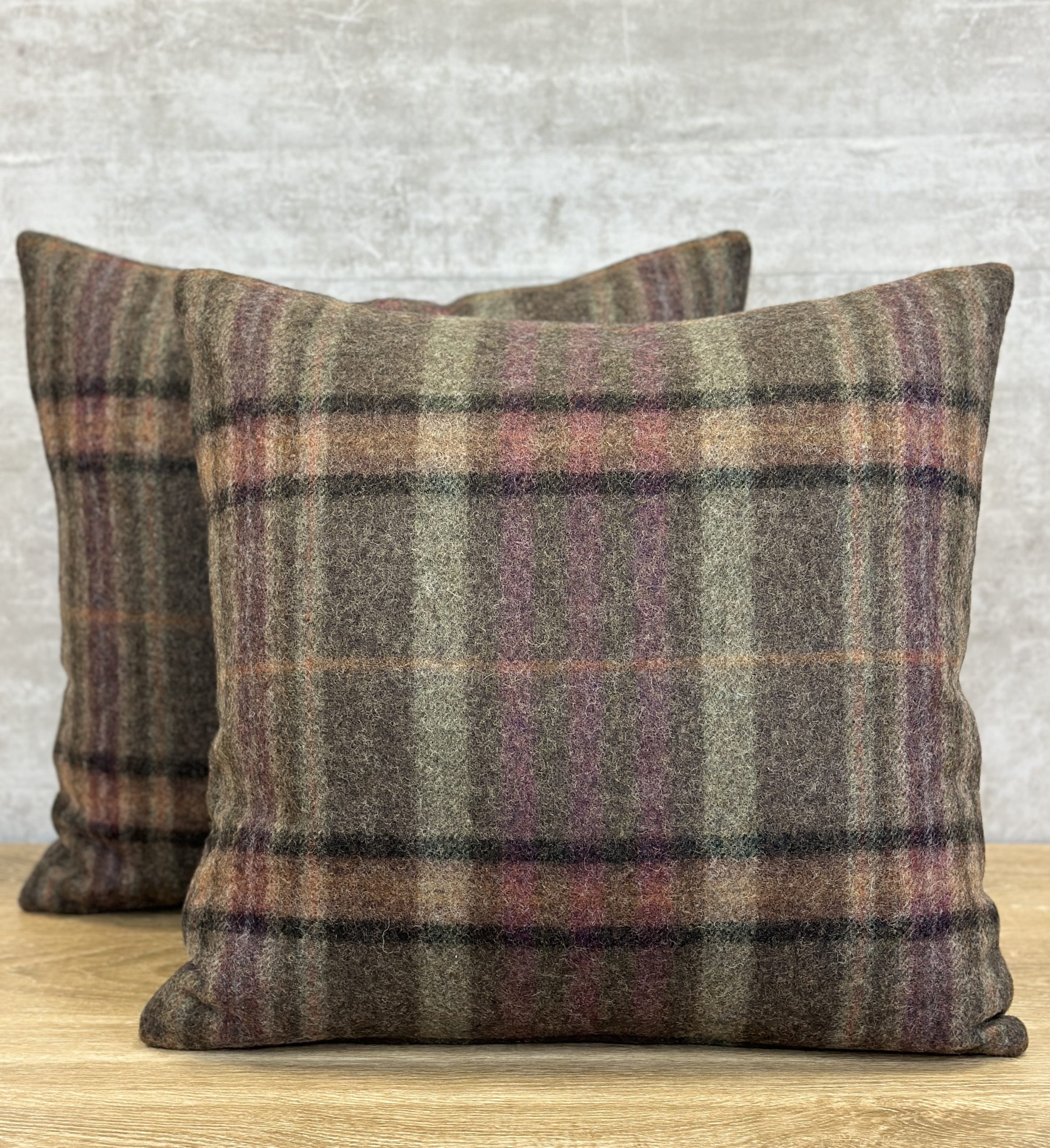 Ralph Lauren Galloway Shetland Plaid Pillows