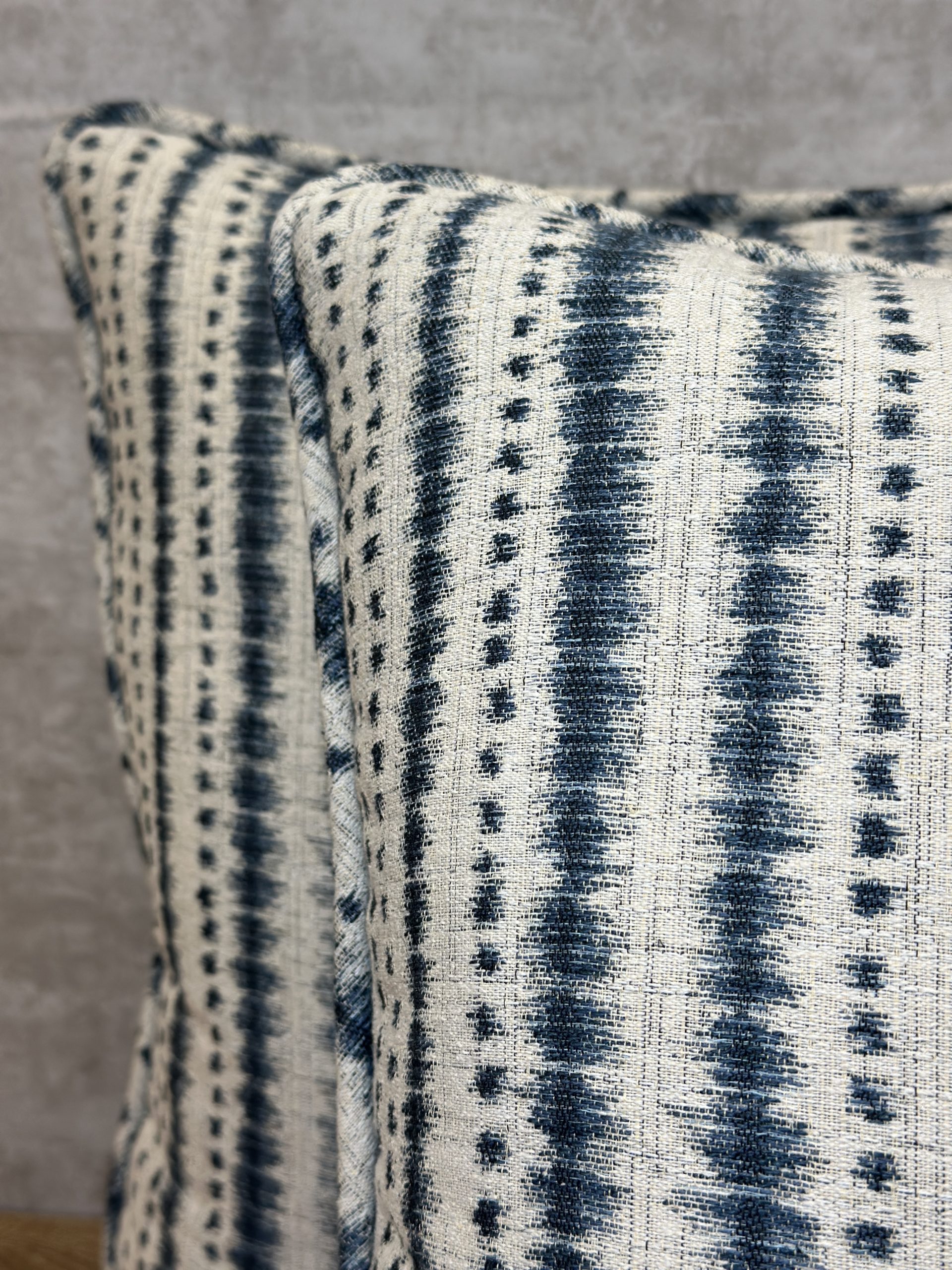 Penny Morrison Indigo Stripe Pillows