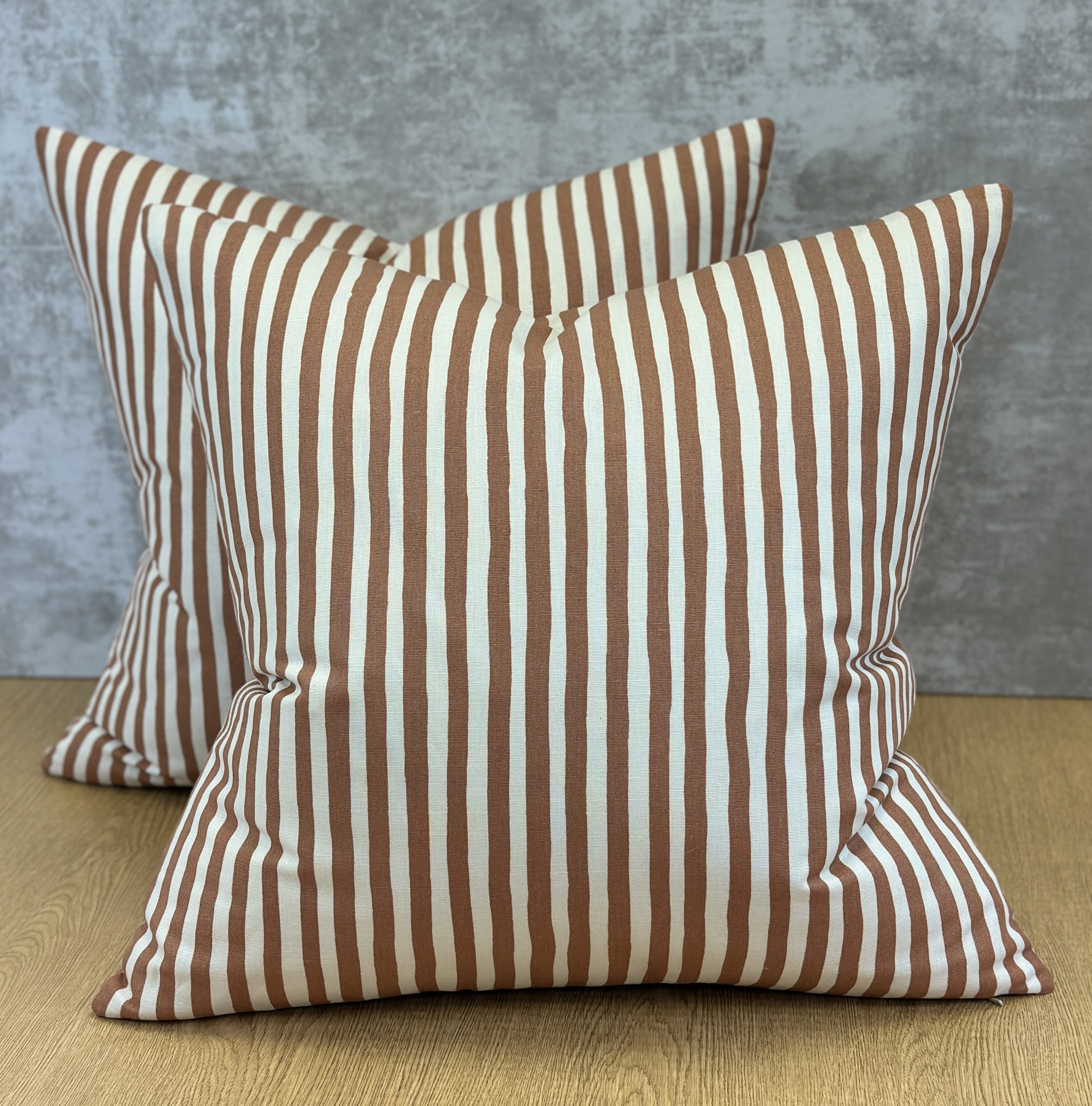 Schumacher Chaney Stripe Pillows